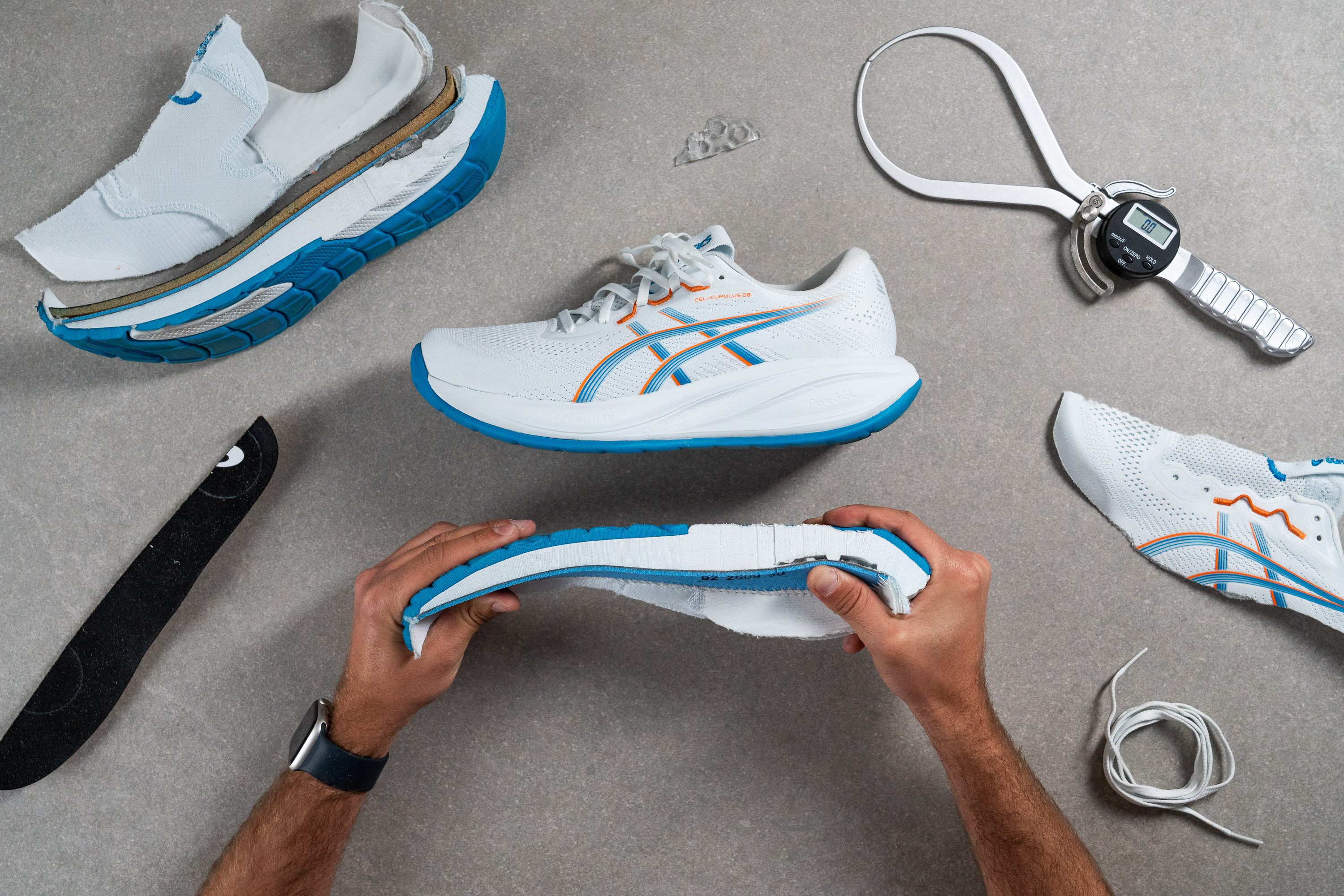 ASICS Gel Cumulus 28 parts