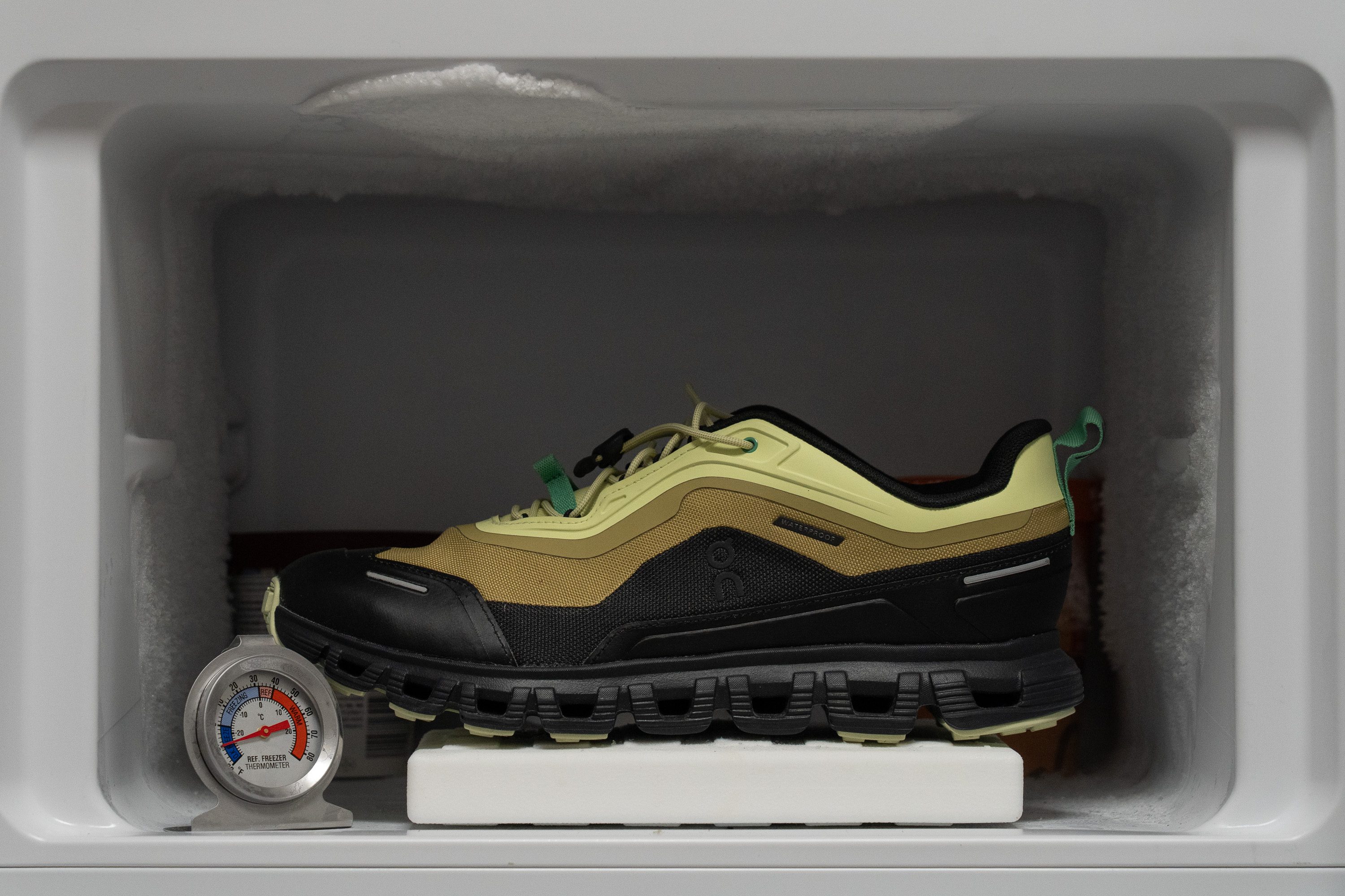 On Cloud 6 Geo Waterproof Midsole softness in cold (%)