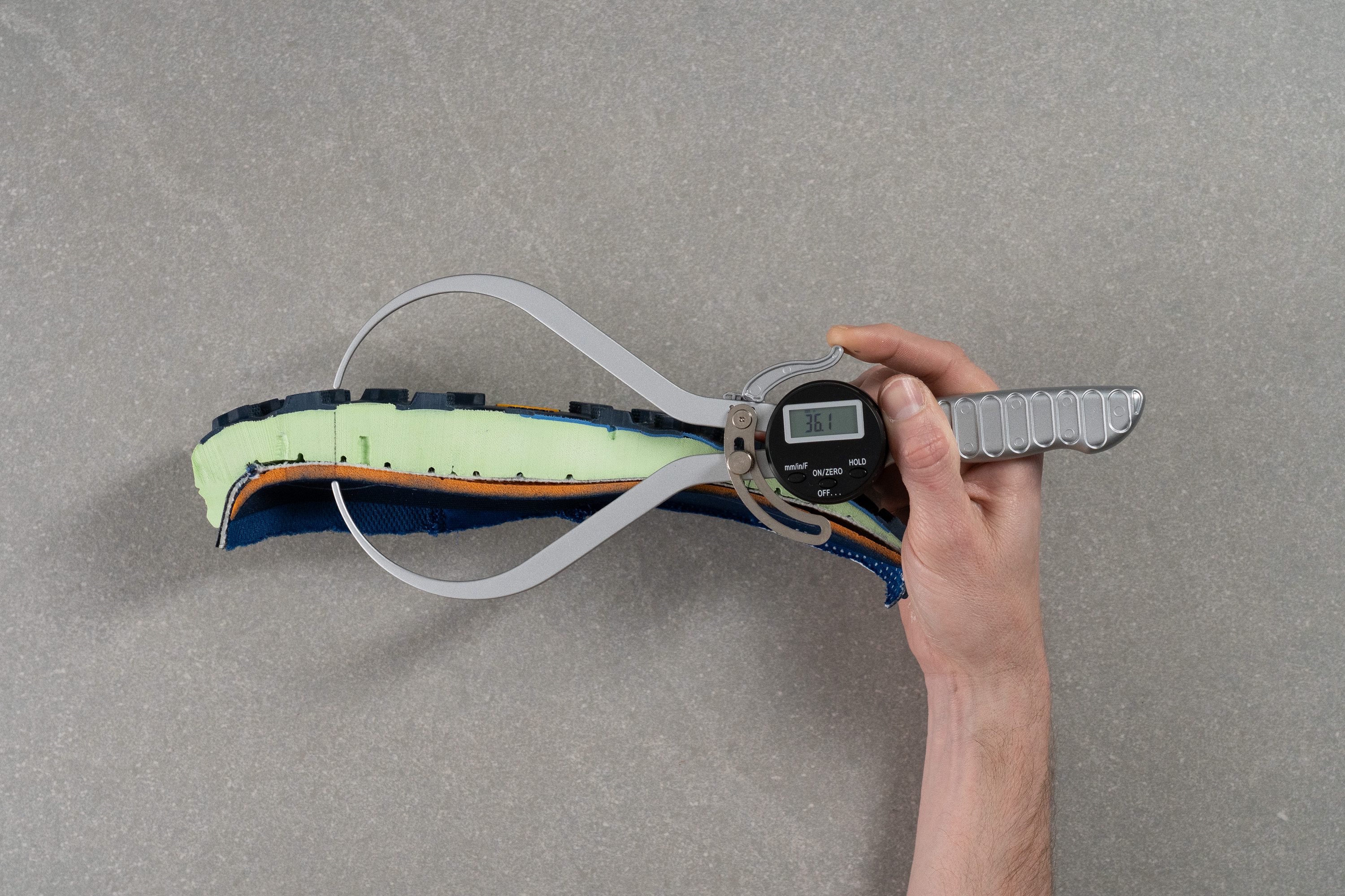 Merrell Agility Peak 6 Heel stack