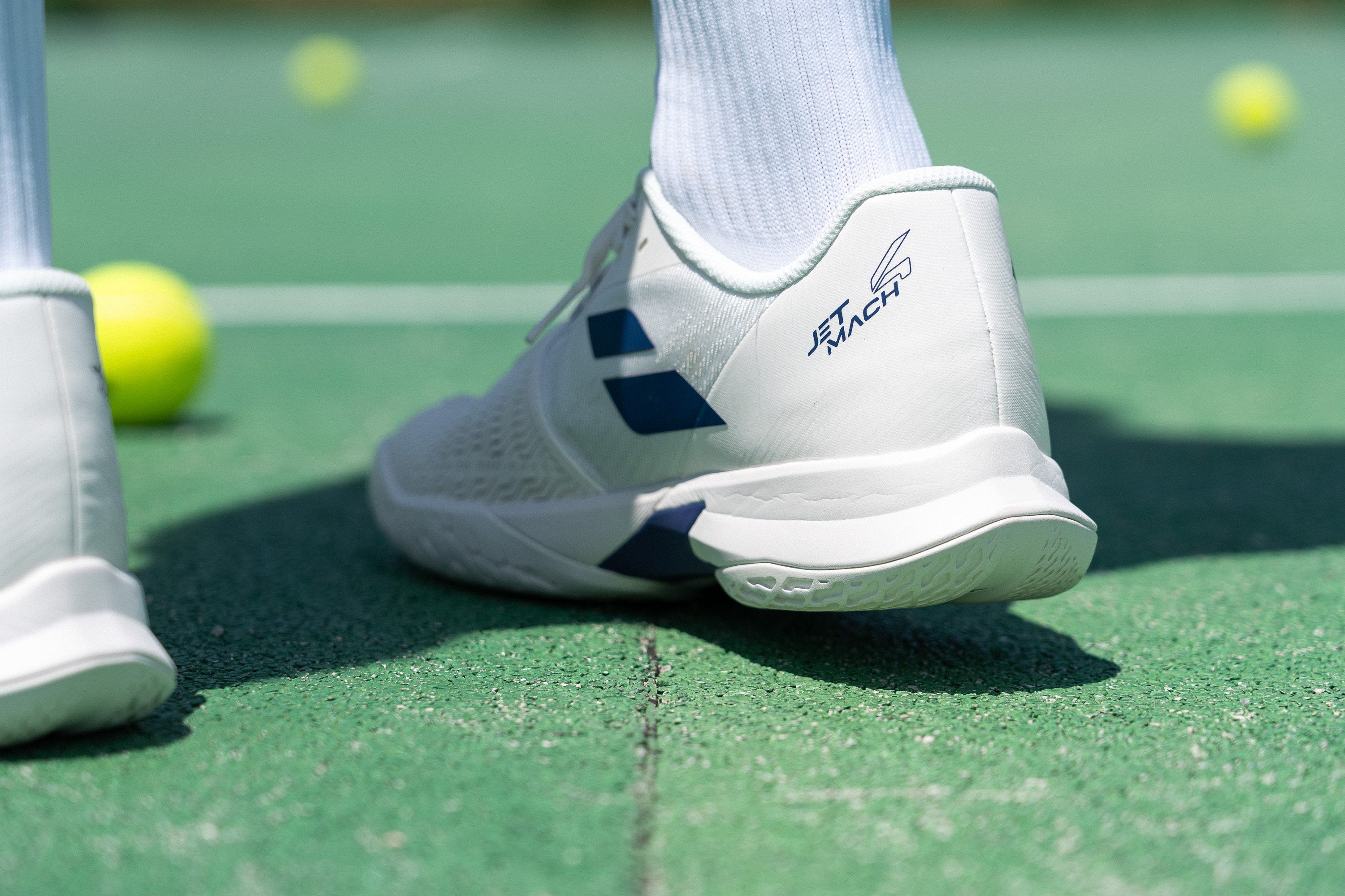 Babolat Jet Mach 4 Heel tab