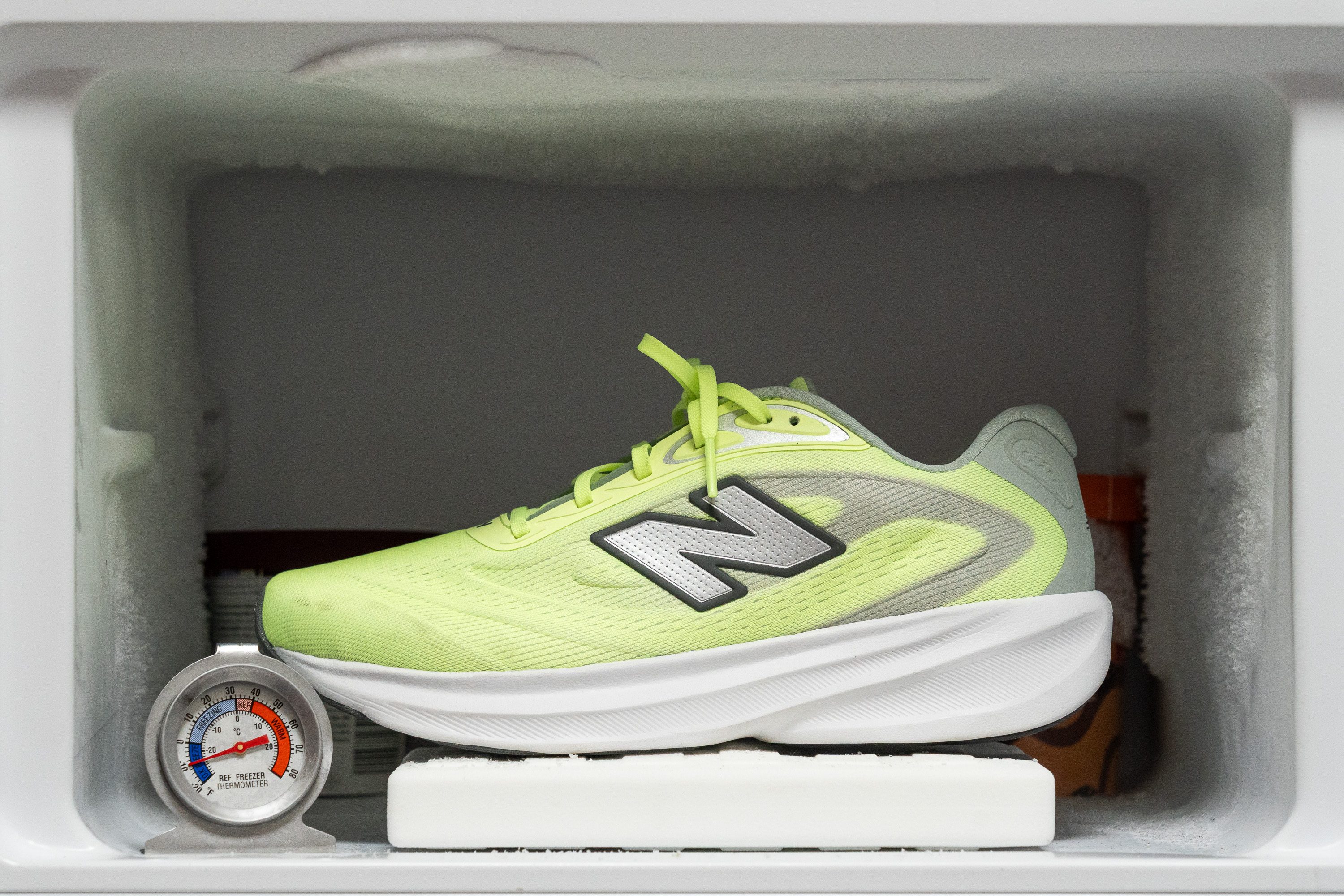 New Balance Fresh Foam 680 v9 Midsole softness in cold (%)
