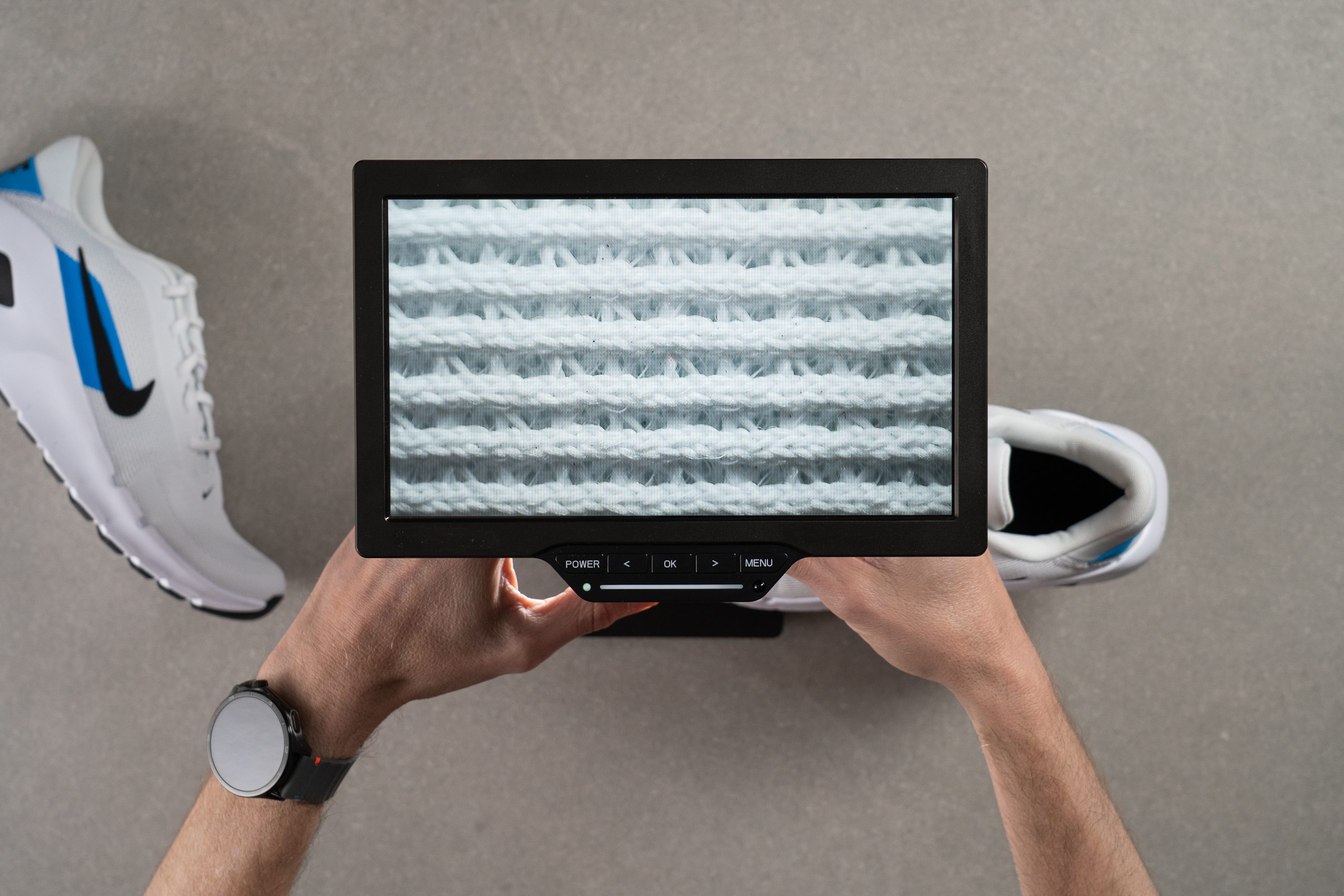 Nike Flex Train Breathability Microscope test