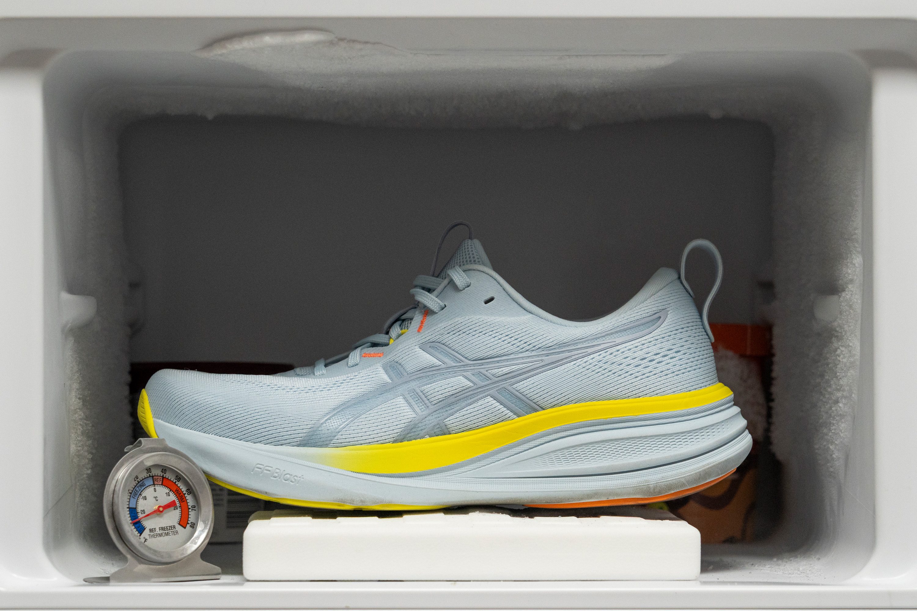 ASICS Gel Pulse 17 Midsole softness in cold (%)