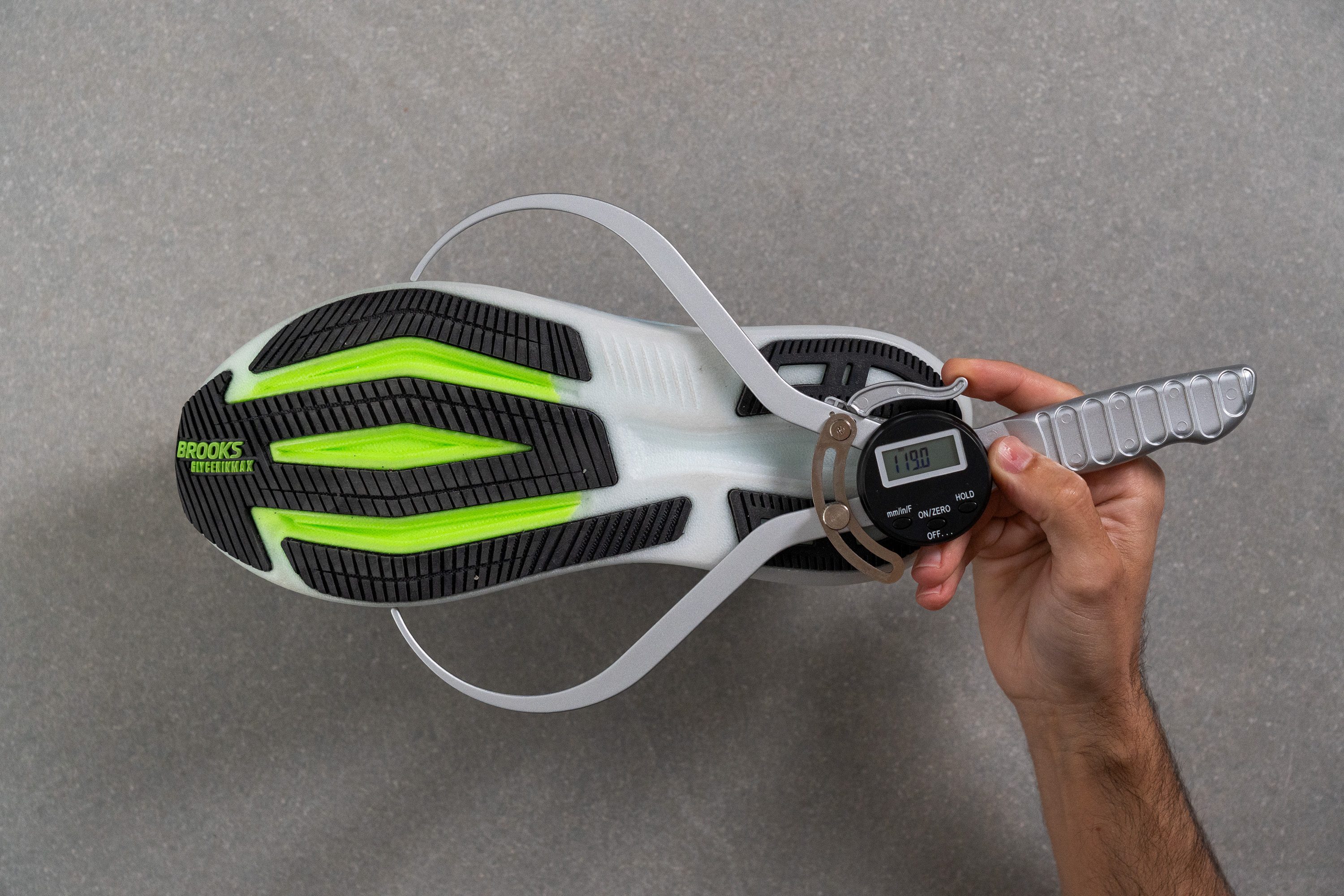 Brooks Glycerin Max 2 Midsole width - forefoot