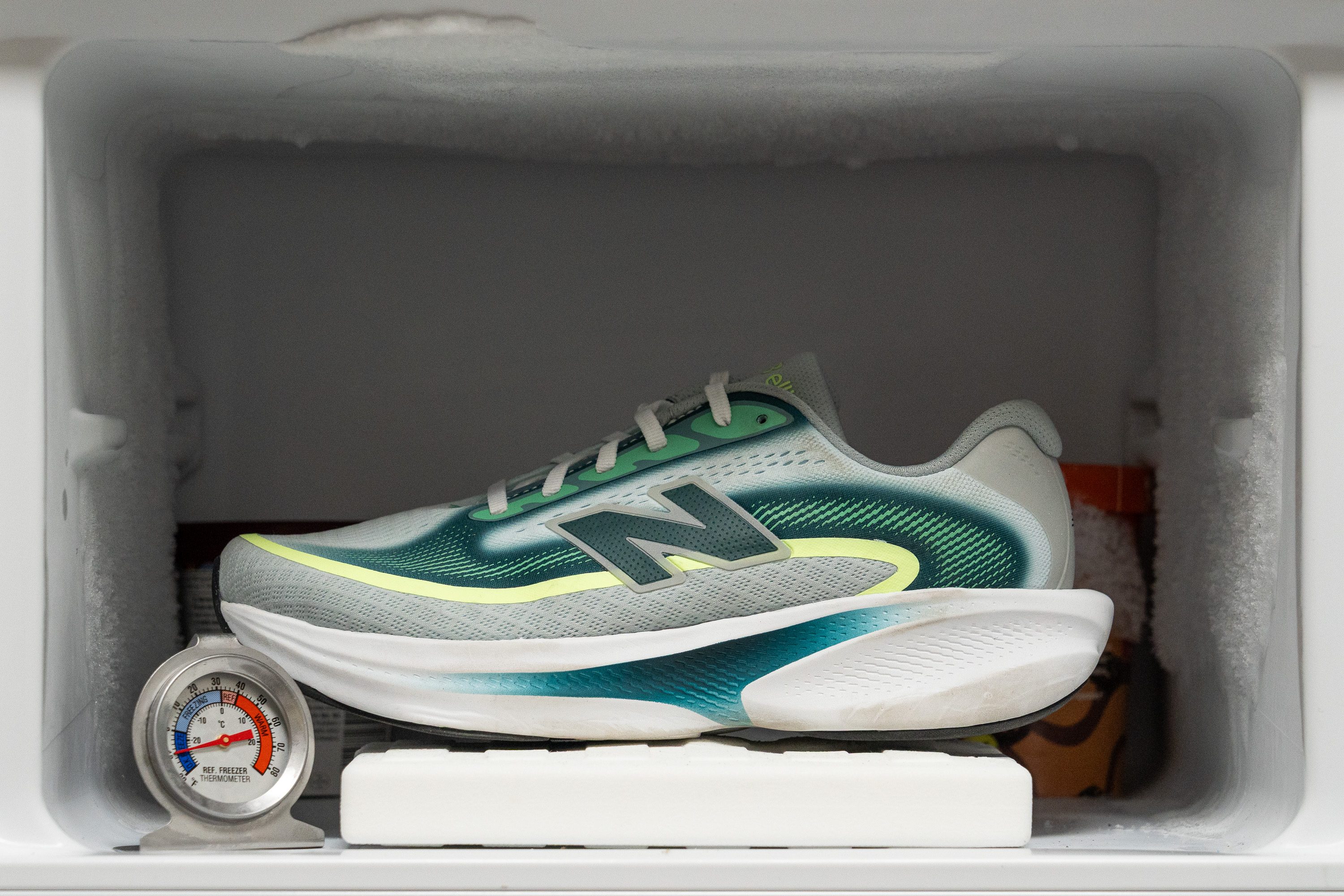 New Balance Ellipse Midsole softness in cold (%)
