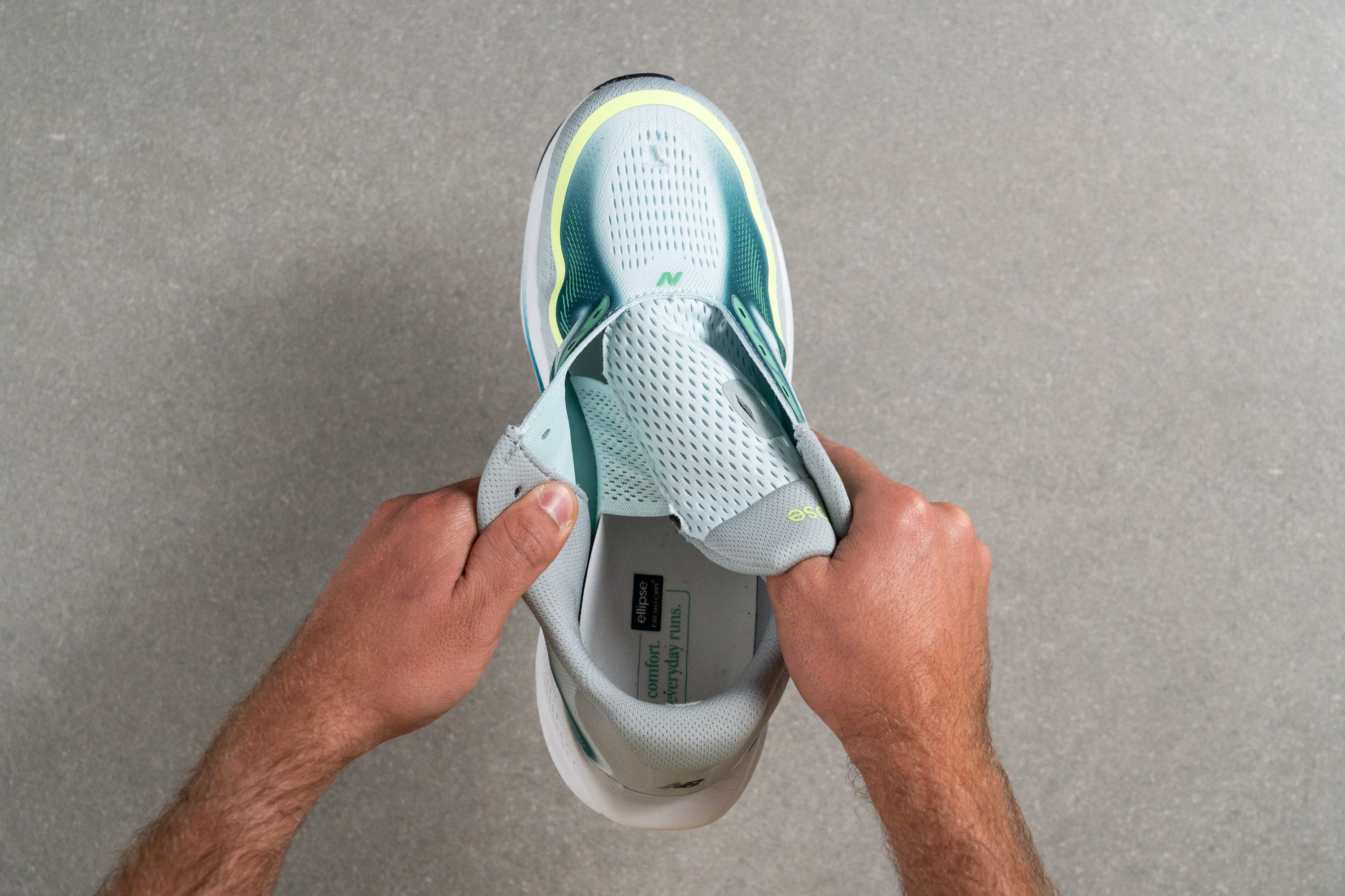 New Balance Ellipse Tongue: gusset type