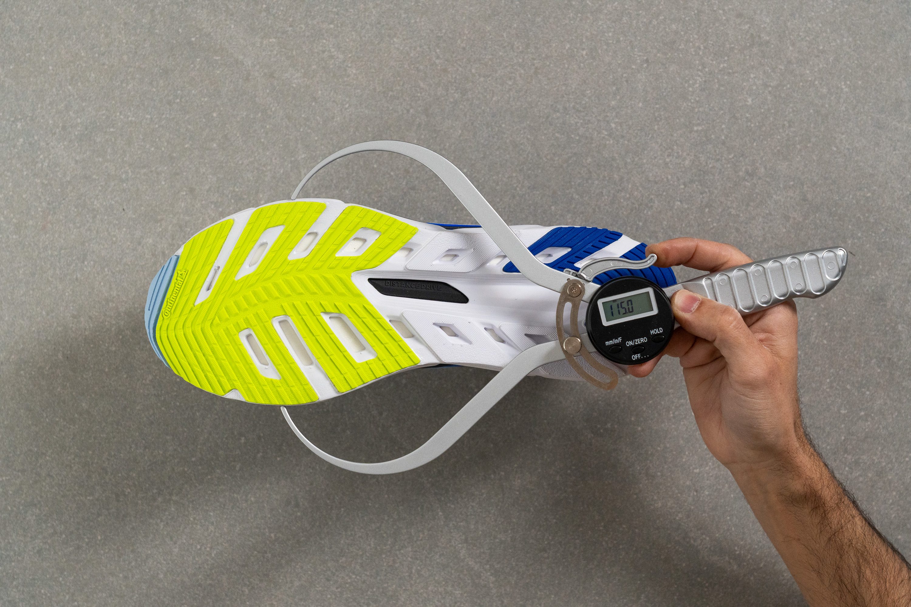 Adidas Adistar BYD Midsole width - forefoot