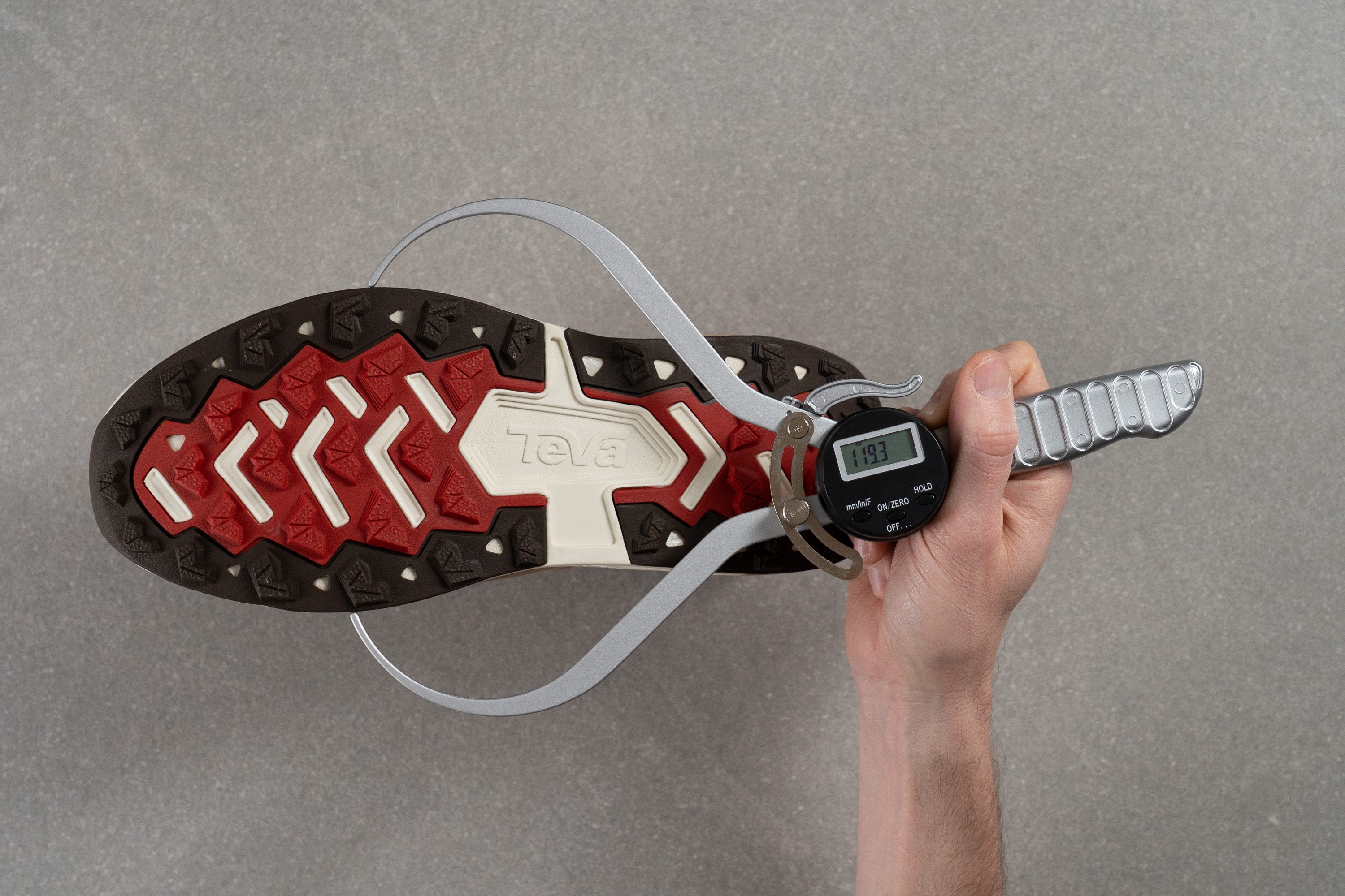 Teva Hurricane Trailsetter Midsole width - forefoot