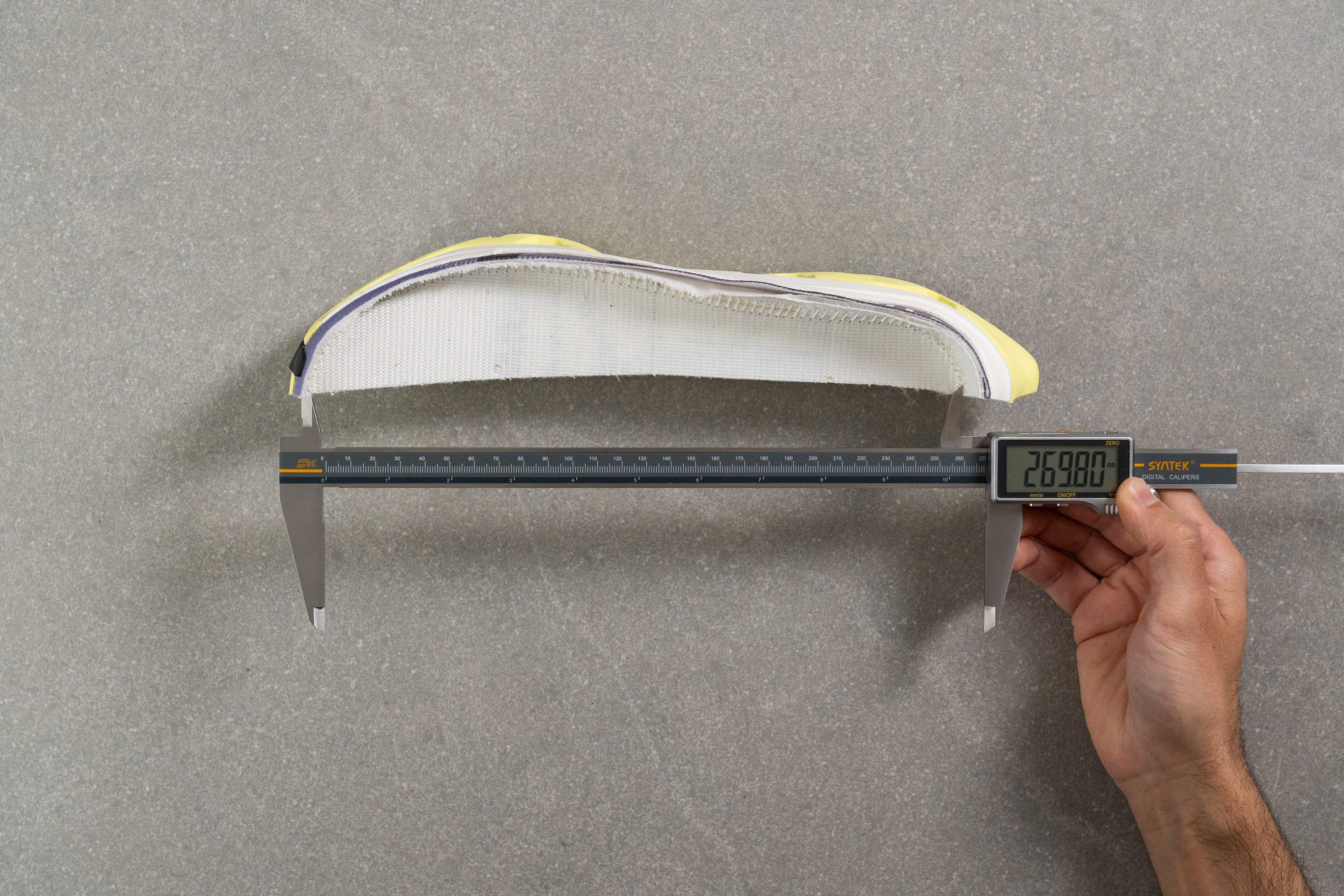 On Cloudmonster 3 Hyper Internal length