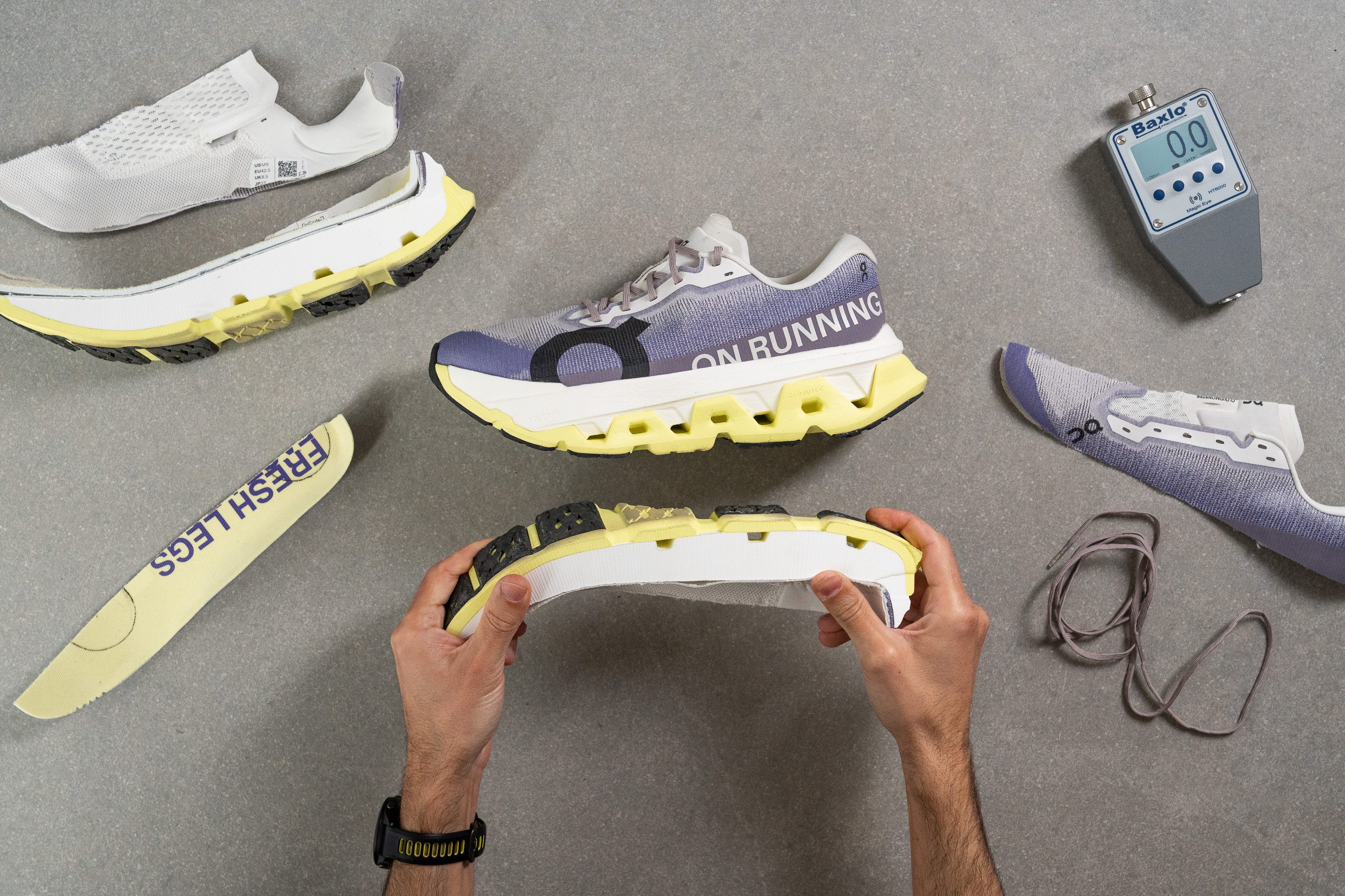 On Cloudmonster 3 Hyper parts