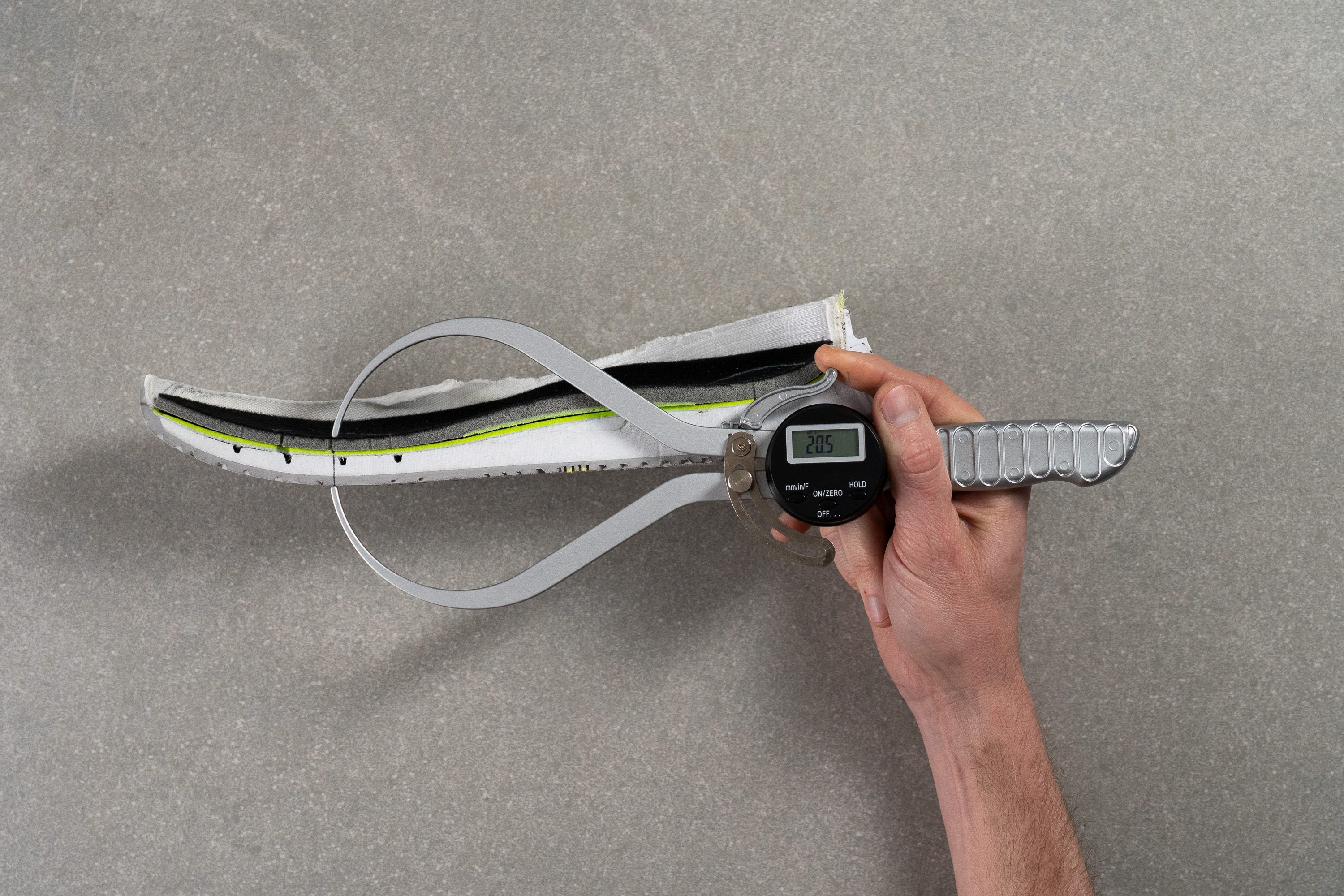 KURU Velocity Forefoot stack