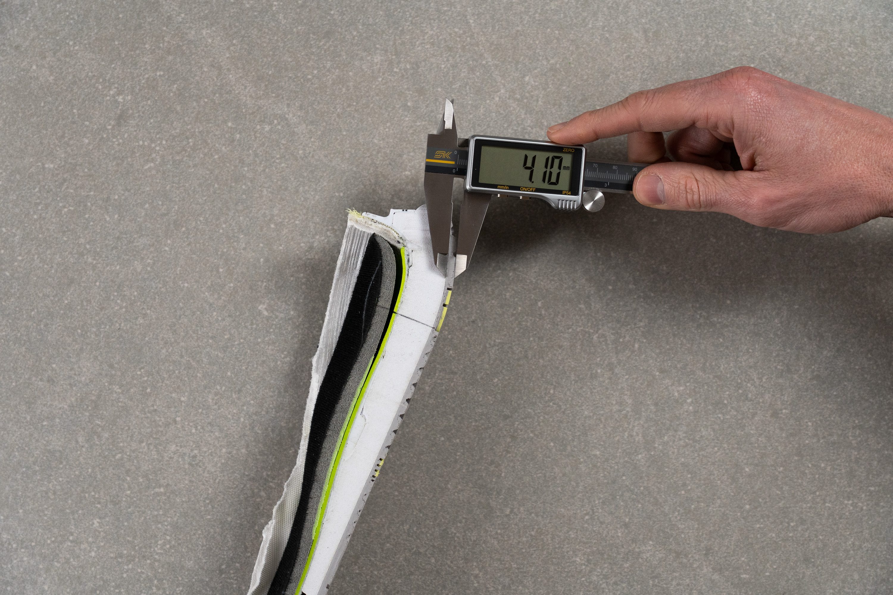 KURU Velocity Outsole thickness