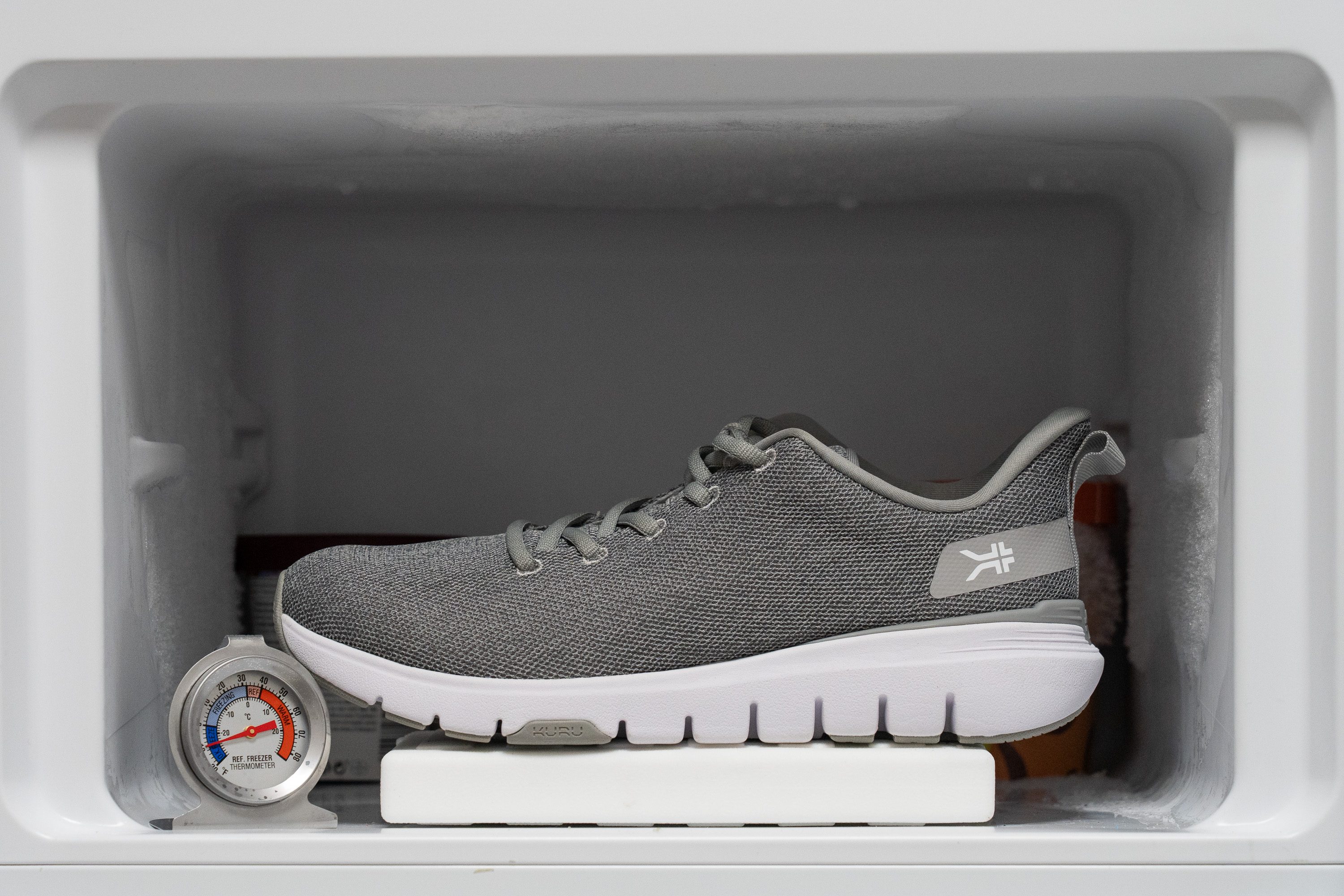 KURU FLEX Via Midsole softness in cold (%)