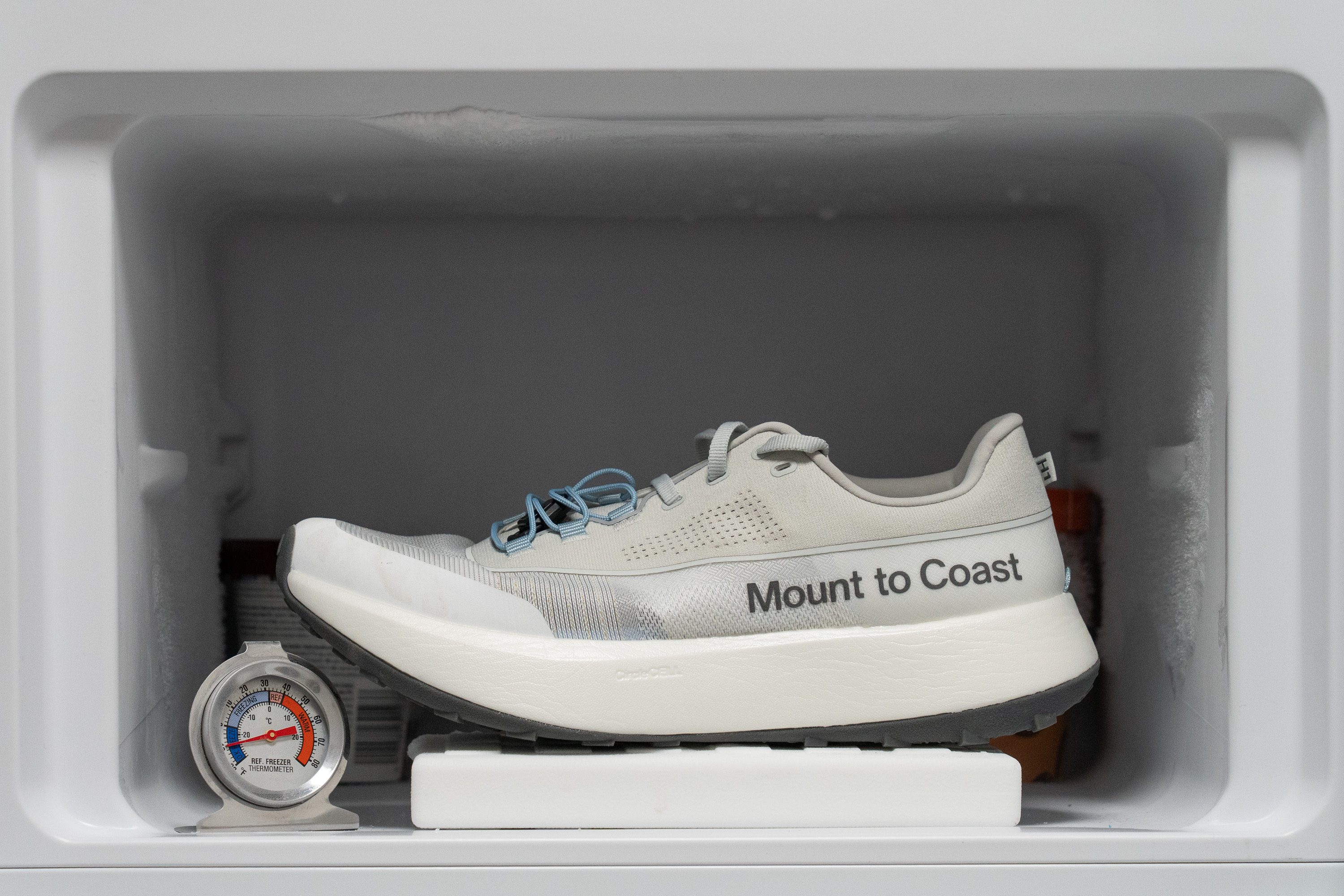 Mount to Coast H1 Midsole softness in cold (%)