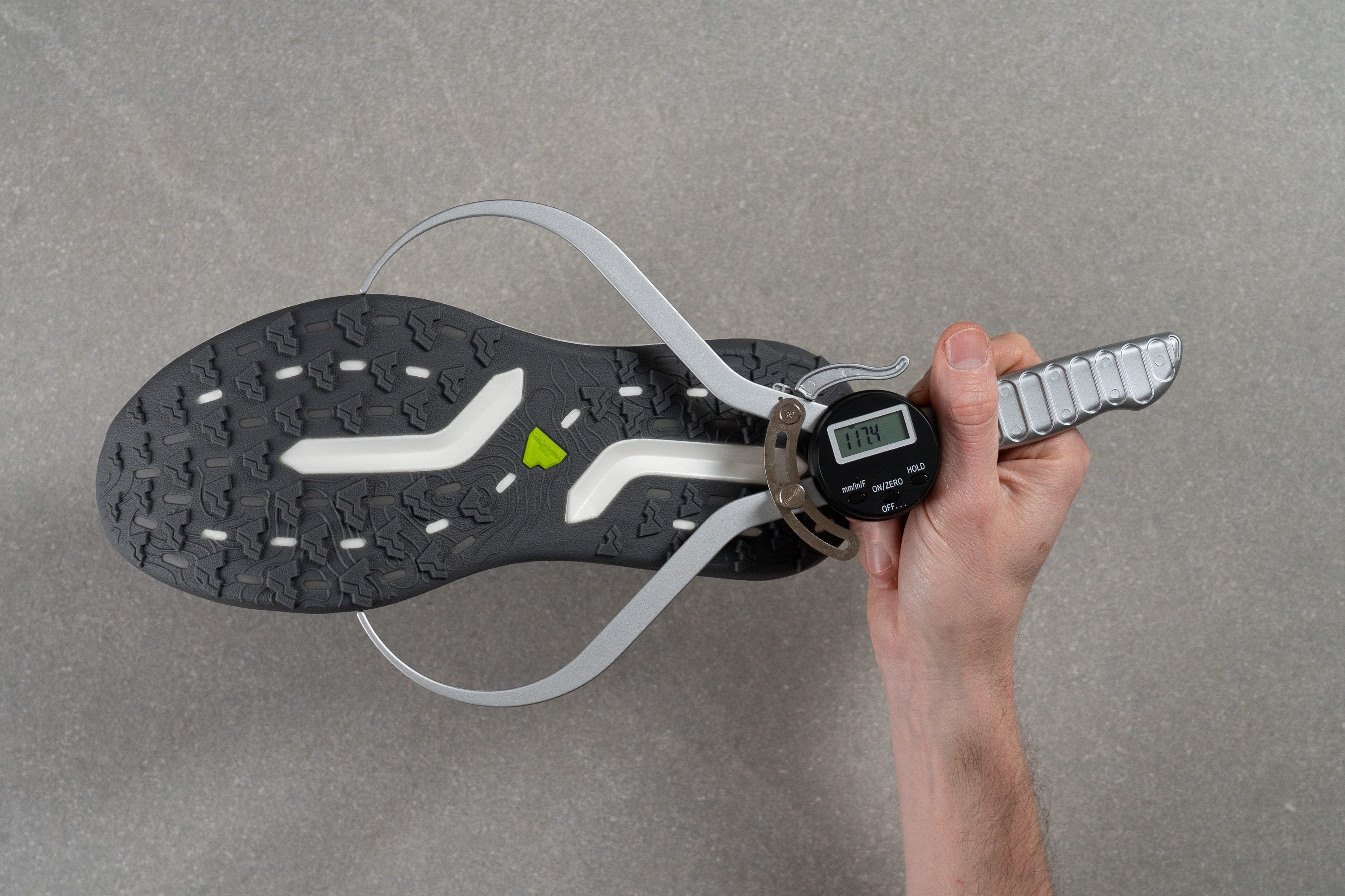 Mount to Coast H1 Midsole width - forefoot