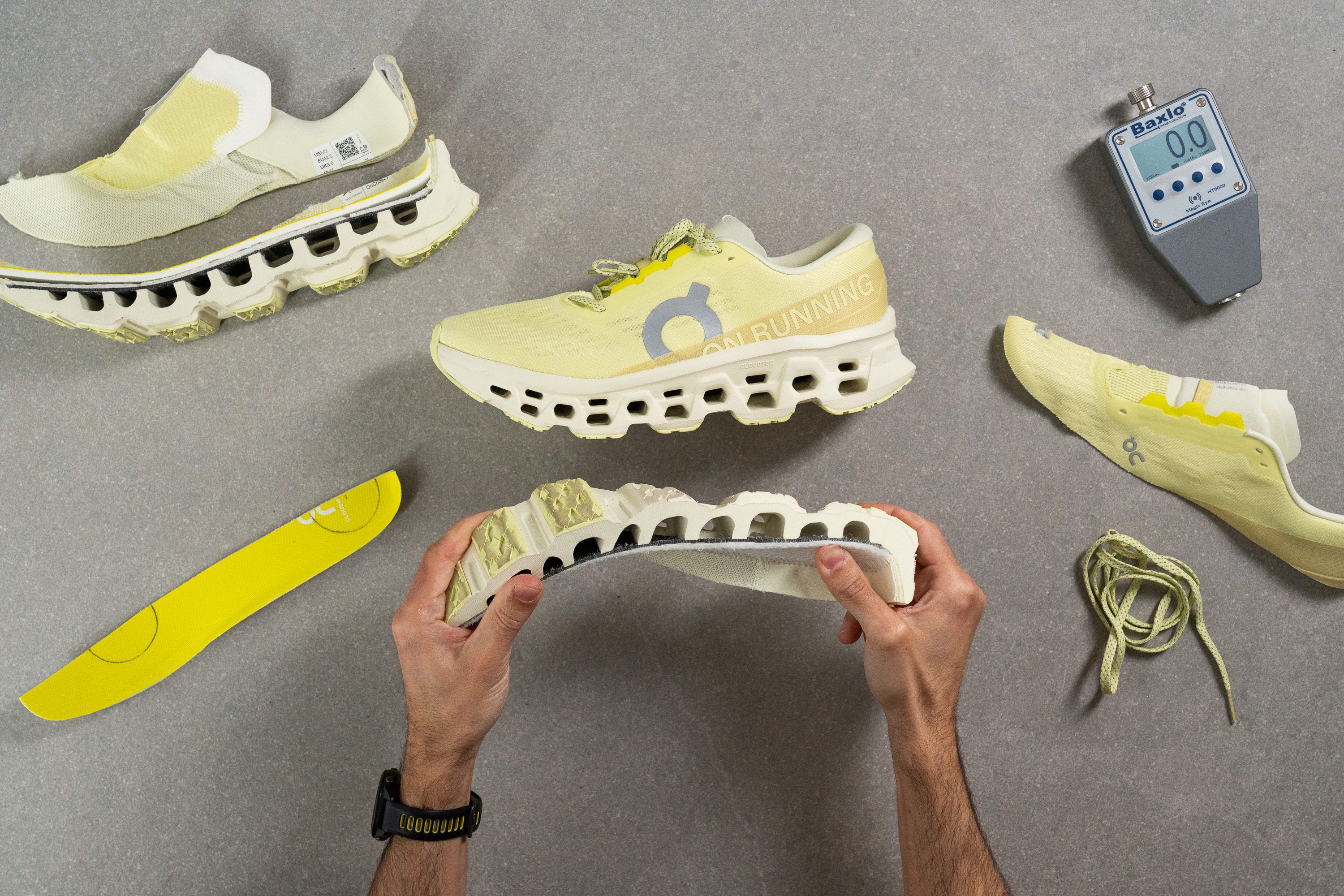 On Cloudmonster 3 parts