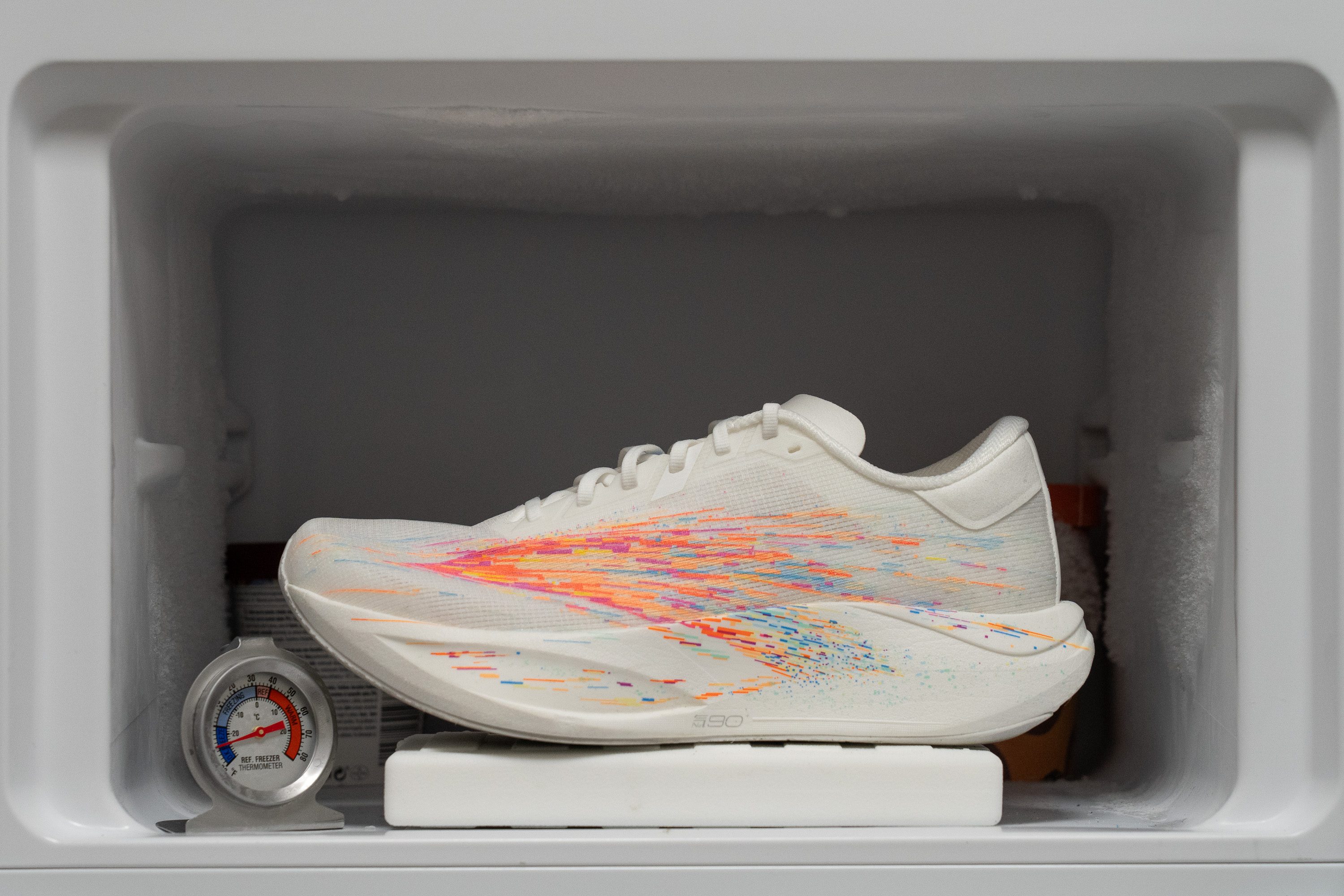 ANTA Zone 2 90 Midsole softness in cold (%)