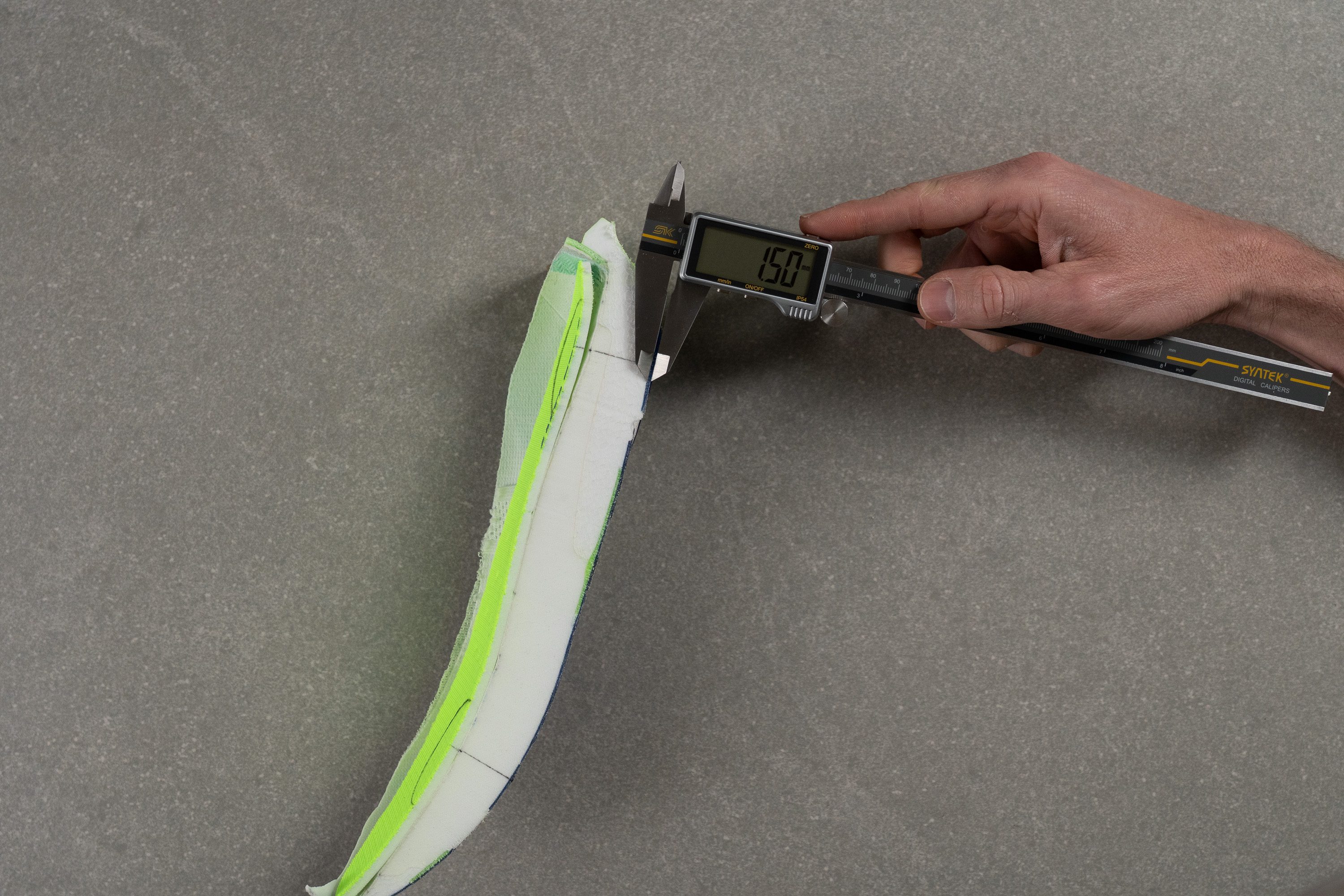 ANTA Mach 6 Pro Outsole thickness