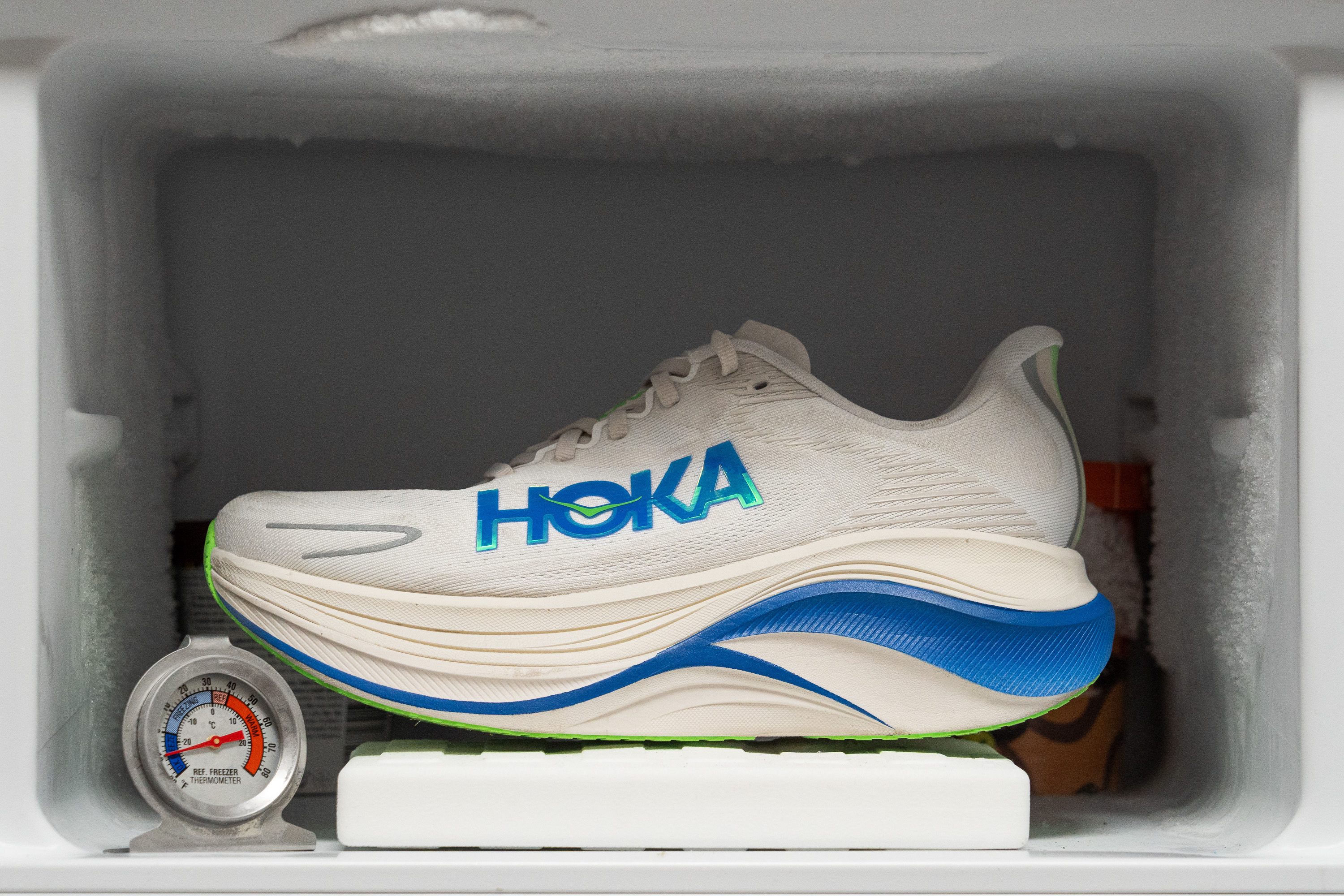 HOKA Skyward X 2 Midsole softness in cold (%)