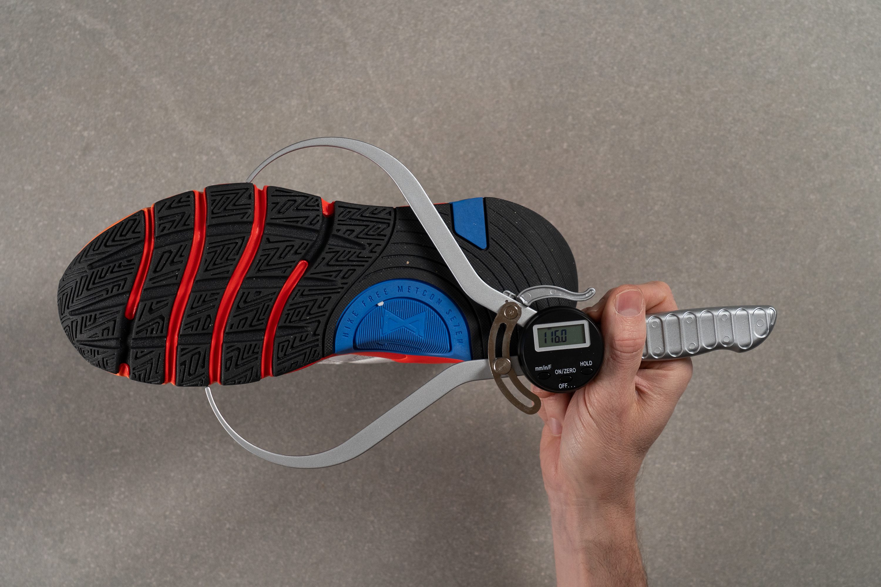 Nike Free Metcon 7 Midsole width - forefoot