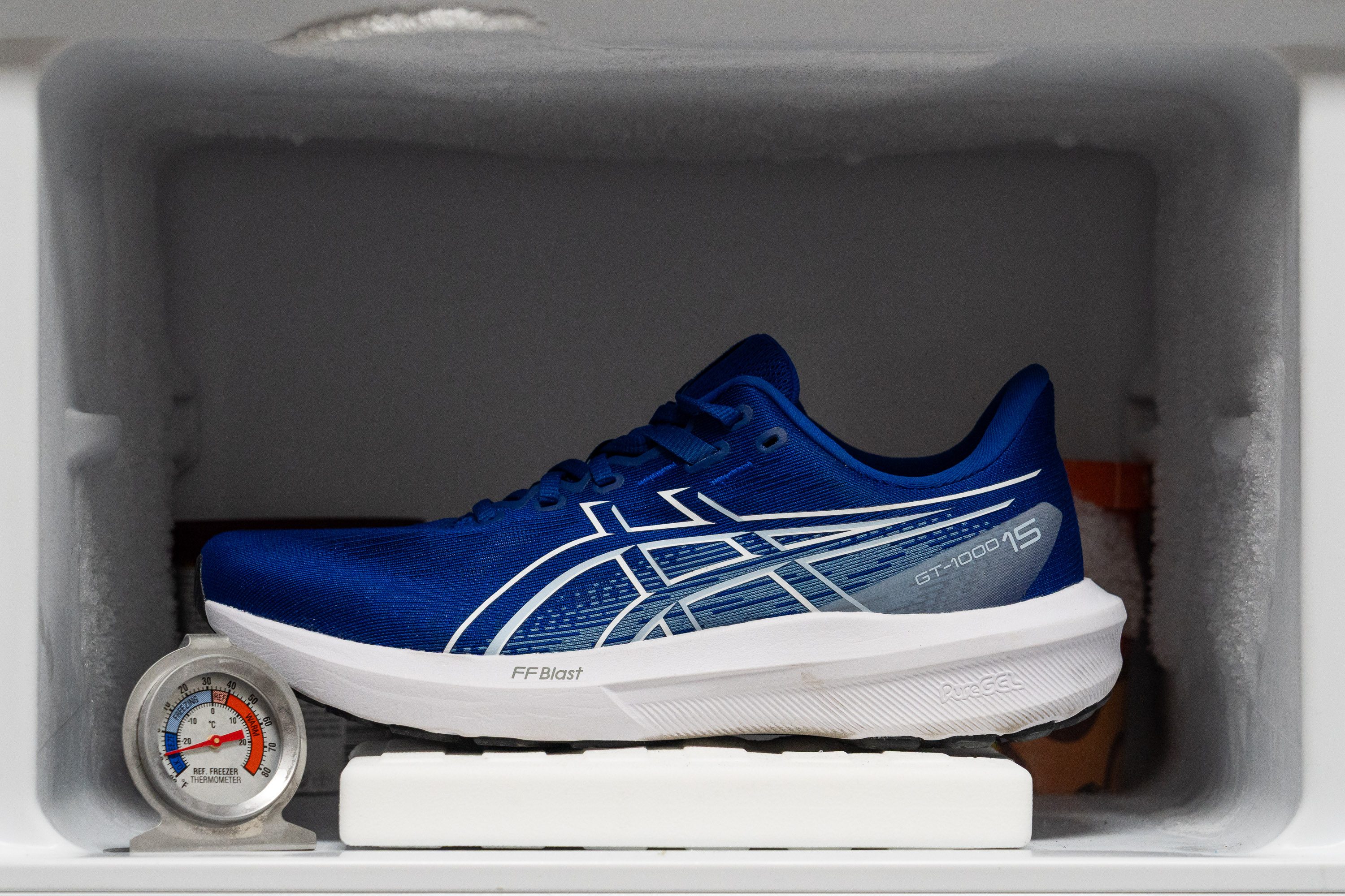 ASICS GT 1000 15 Midsole softness in cold (%)