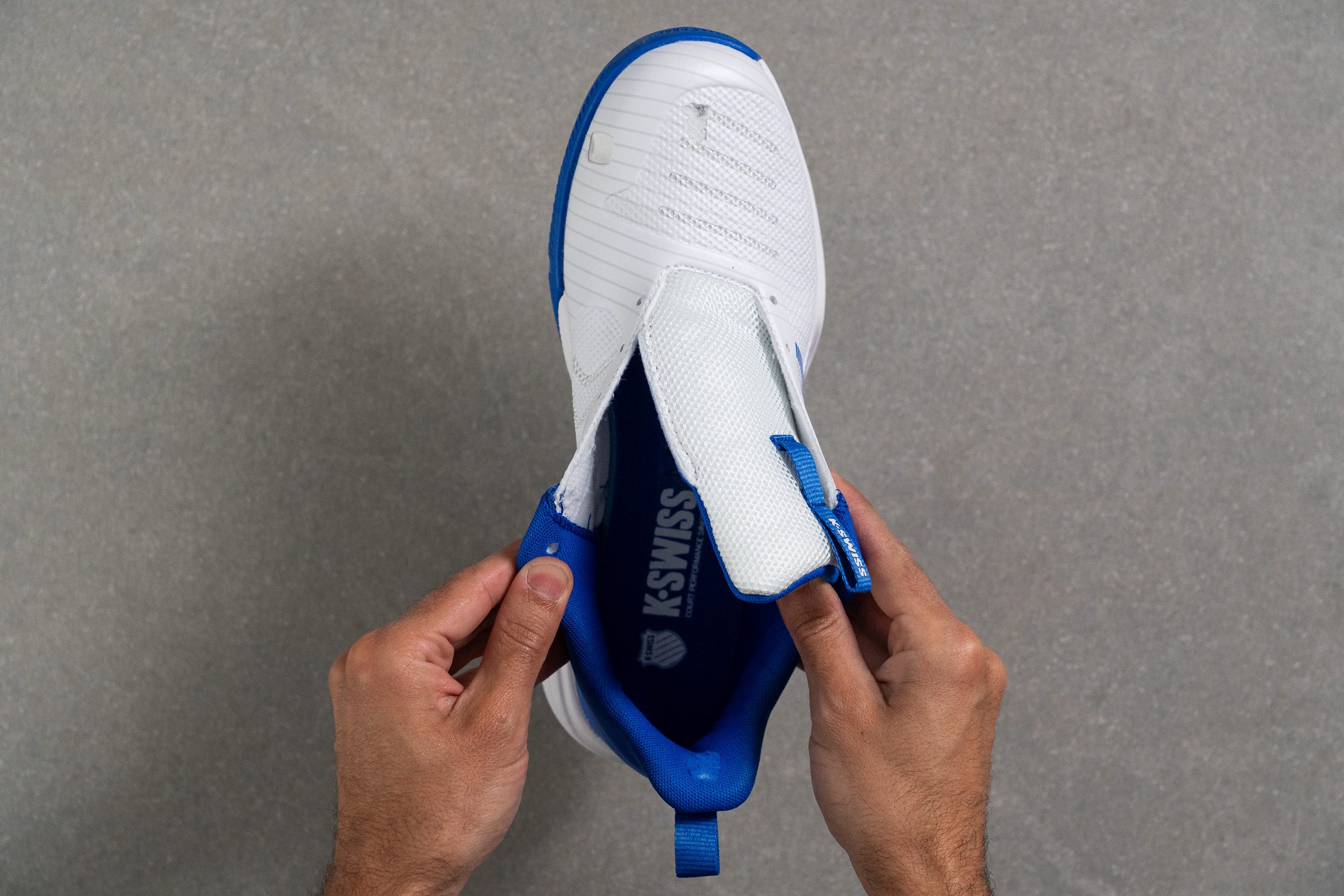 K-Swiss Ultrashot Lite Tongue: gusset type