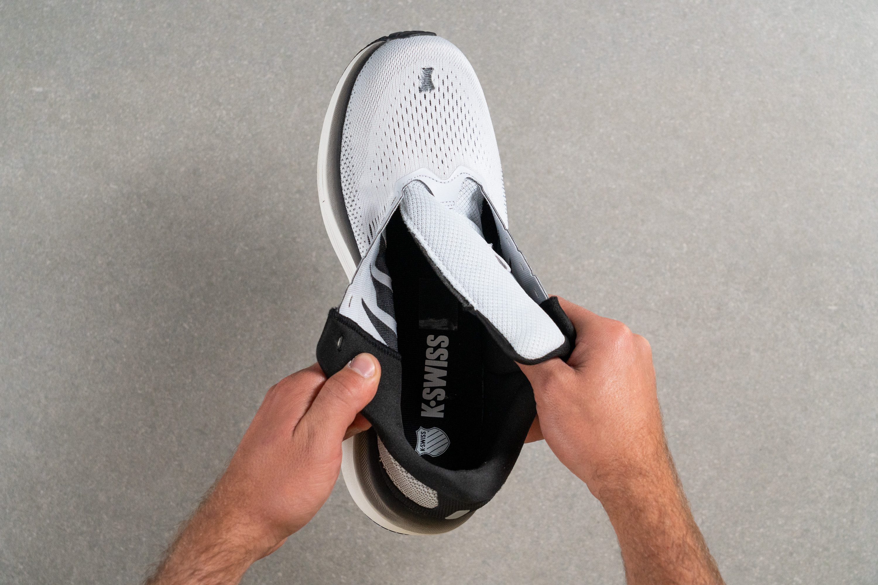 K-Swiss ShadX Tongue: gusset type
