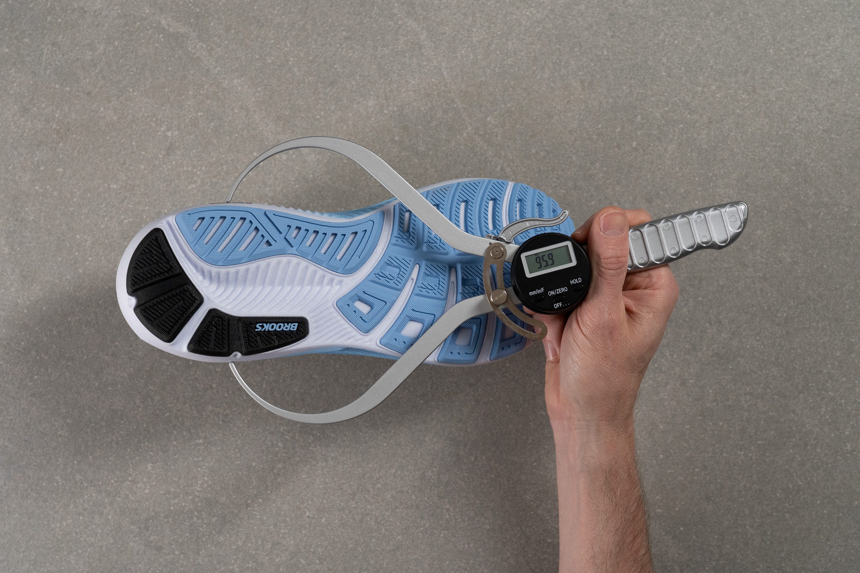 Brooks Ghost 18 Midsole width - heel