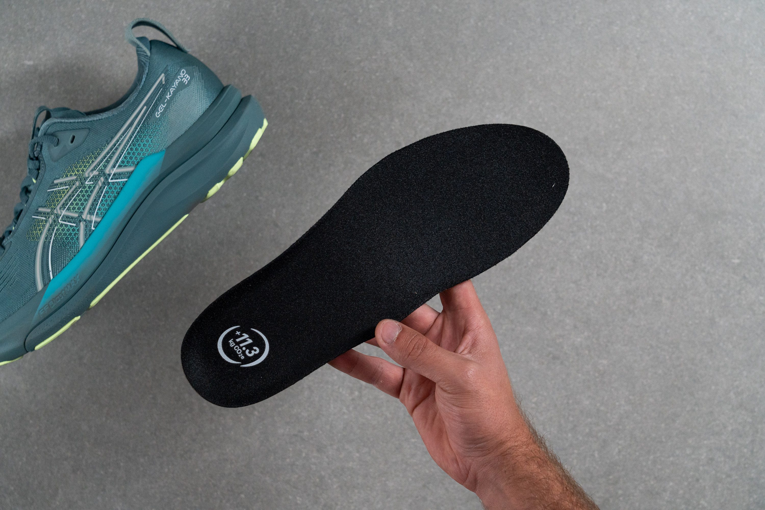 ASICS Gel Kayano 33 Removable insole
