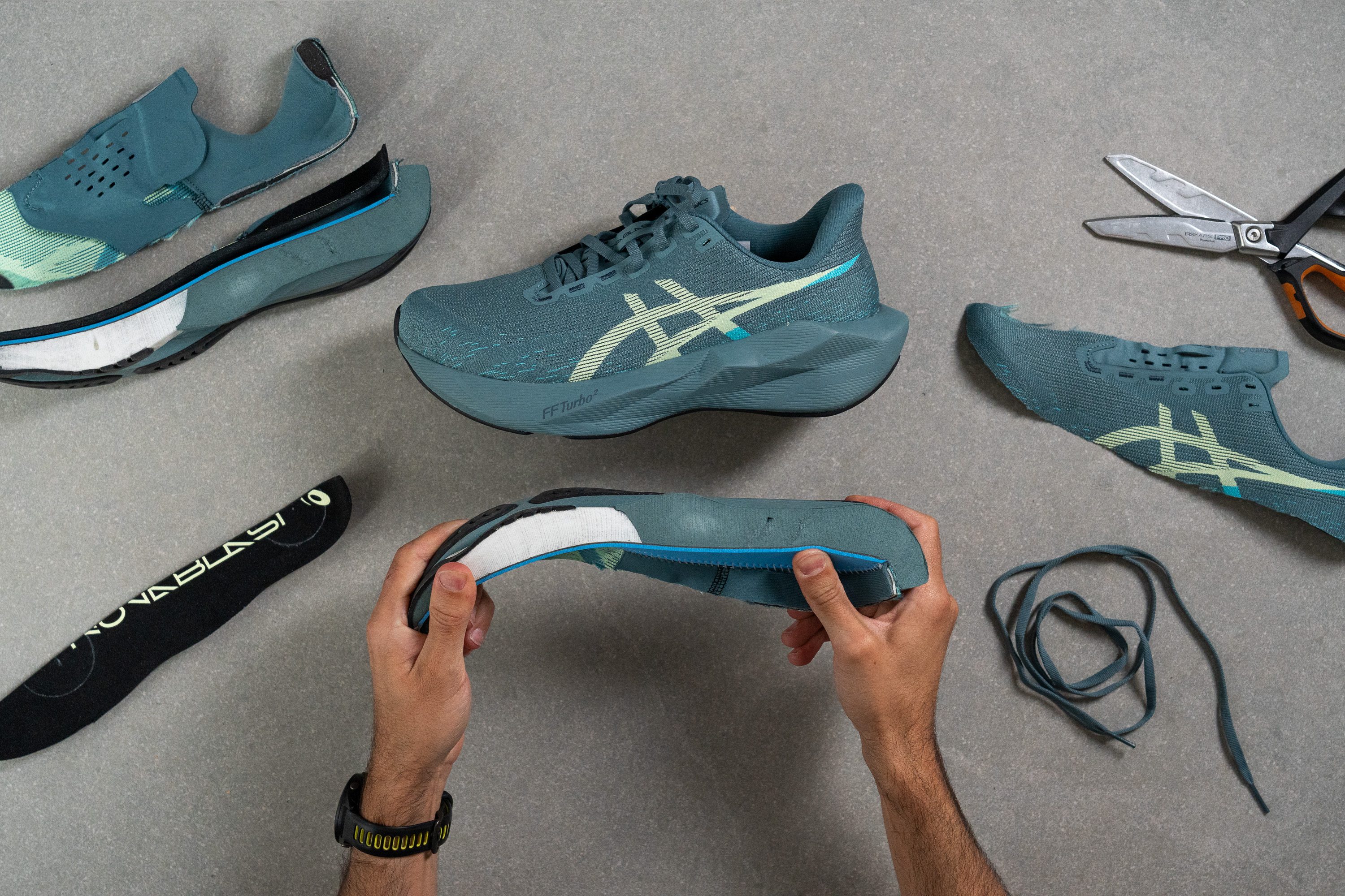 ASICS Novablast 6 parts