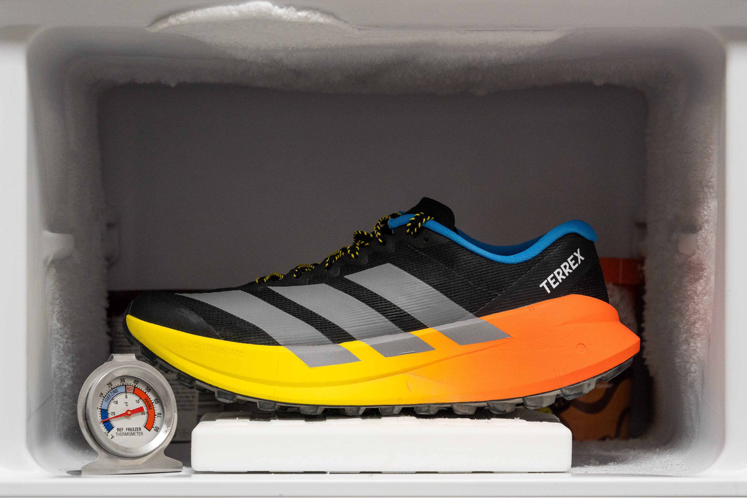 adidas Terrex Agravic SL Midsole softness in cold (%)