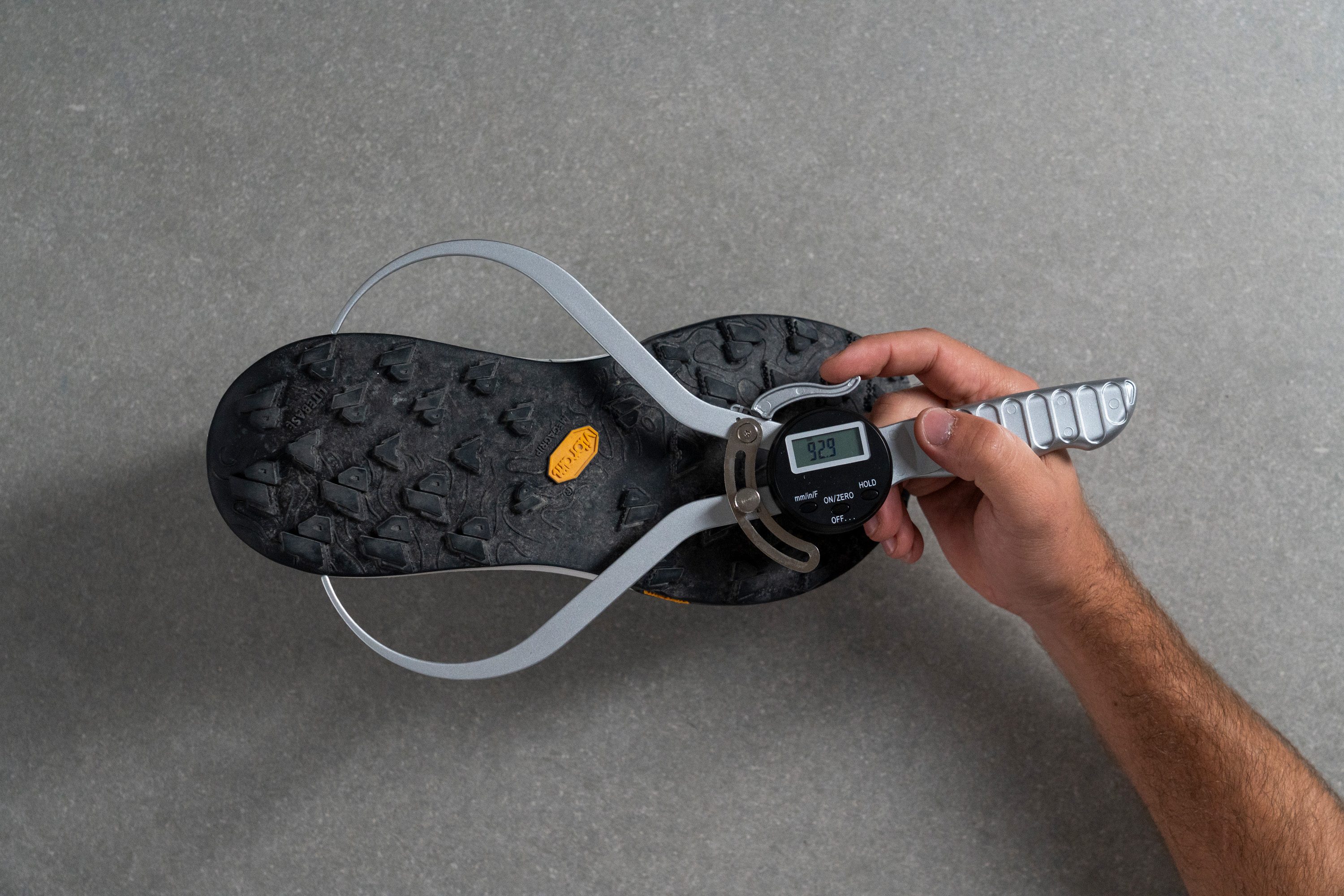 Mount to Coast M1 Midsole width - heel