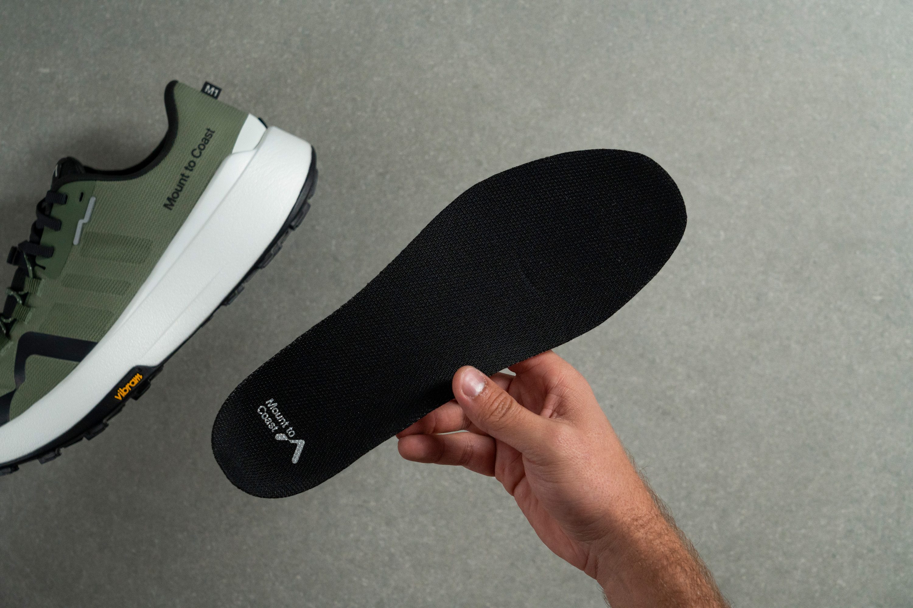 Mount to Coast M1 Removable insole