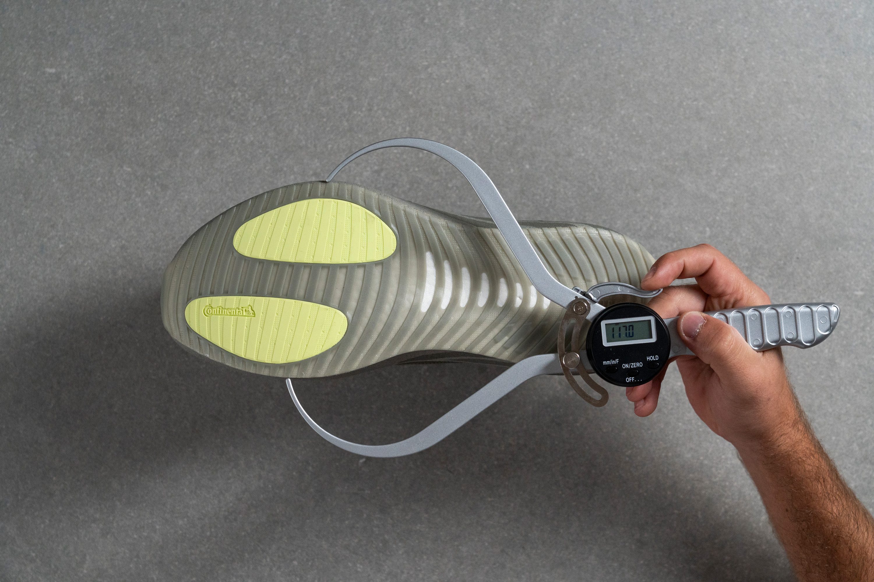 adidas Hyperboost Run Midsole width - forefoot
