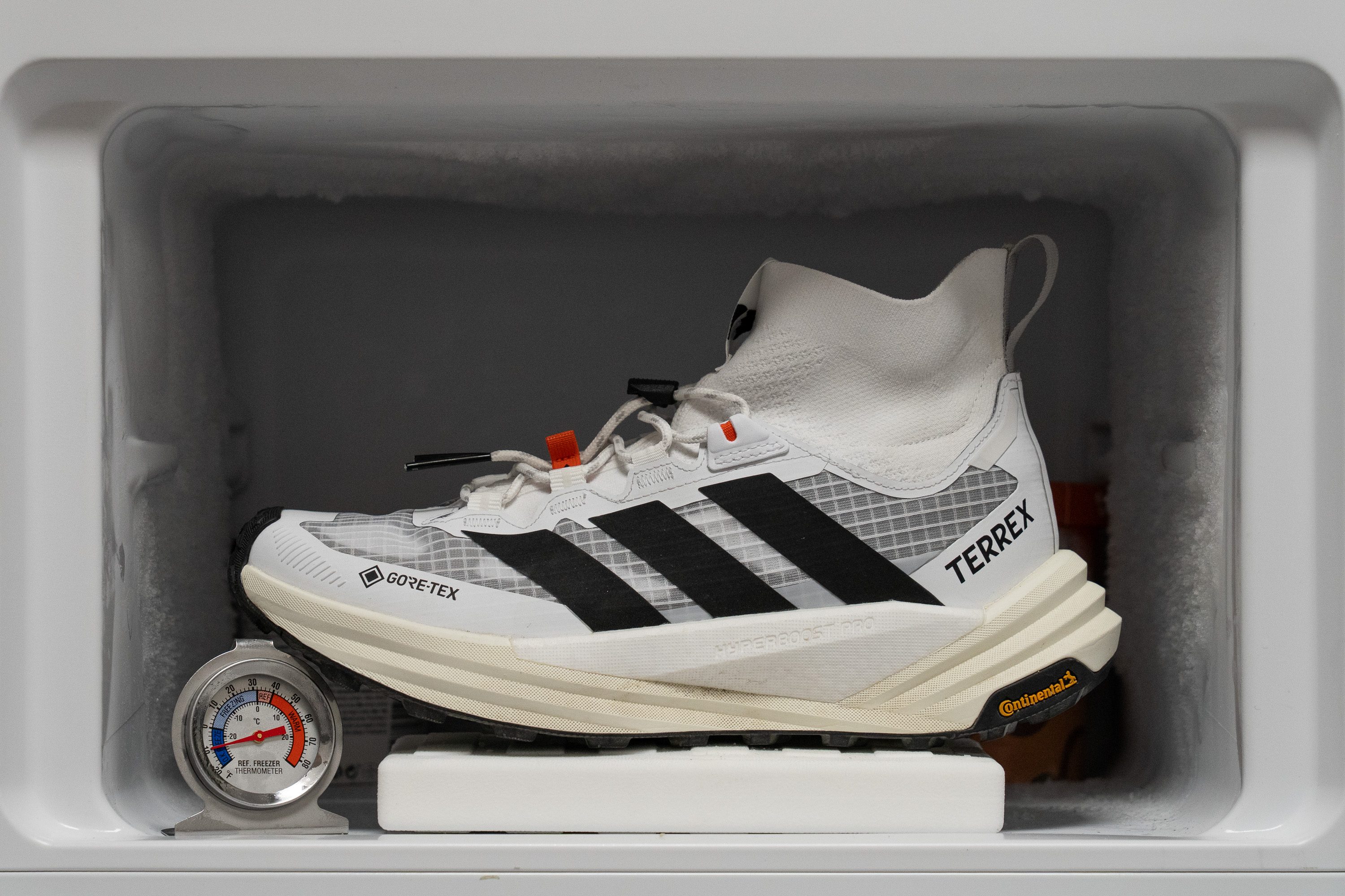 adidas Terrex Freehiker 3 Ultra GTX Midsole softness in cold (%)