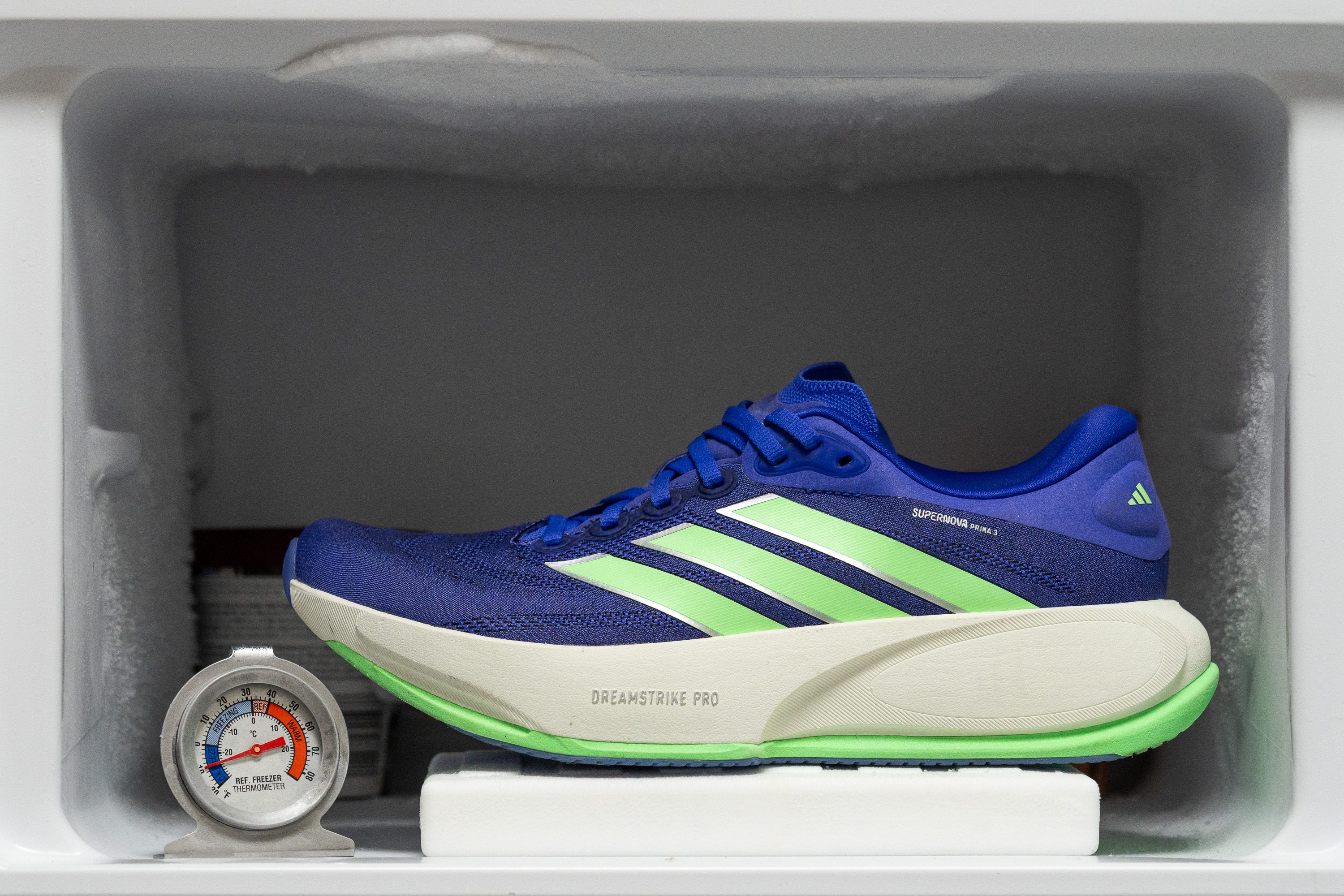 adidas Supernova Prima 3 Midsole softness in cold (%)