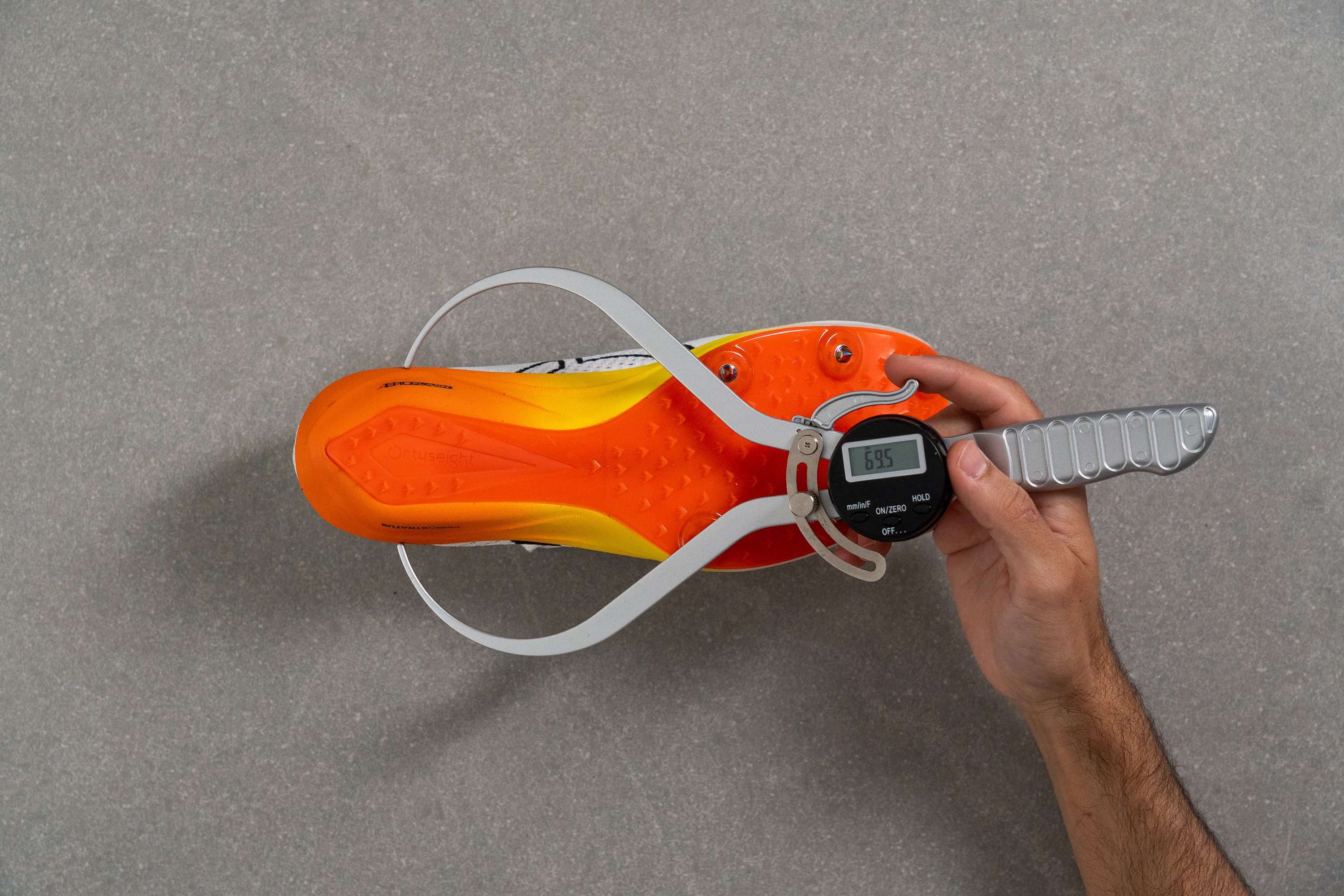 Ortuseight Aeroflash Midsole width - heel