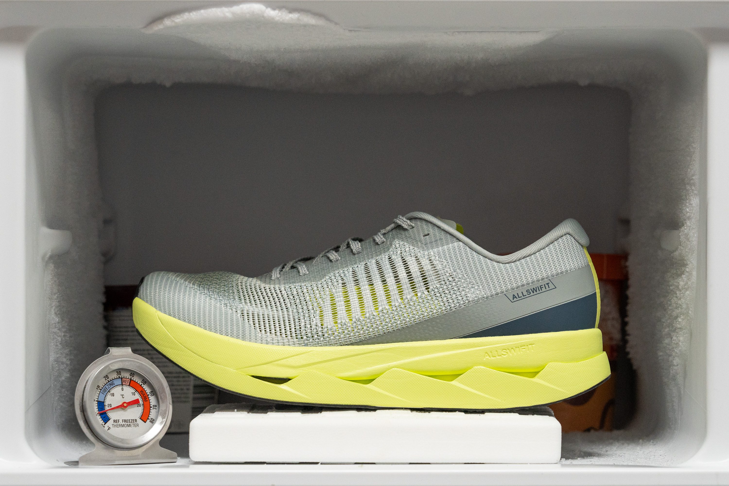 ALLSWIFIT ActiveRise Midsole softness in cold (%)