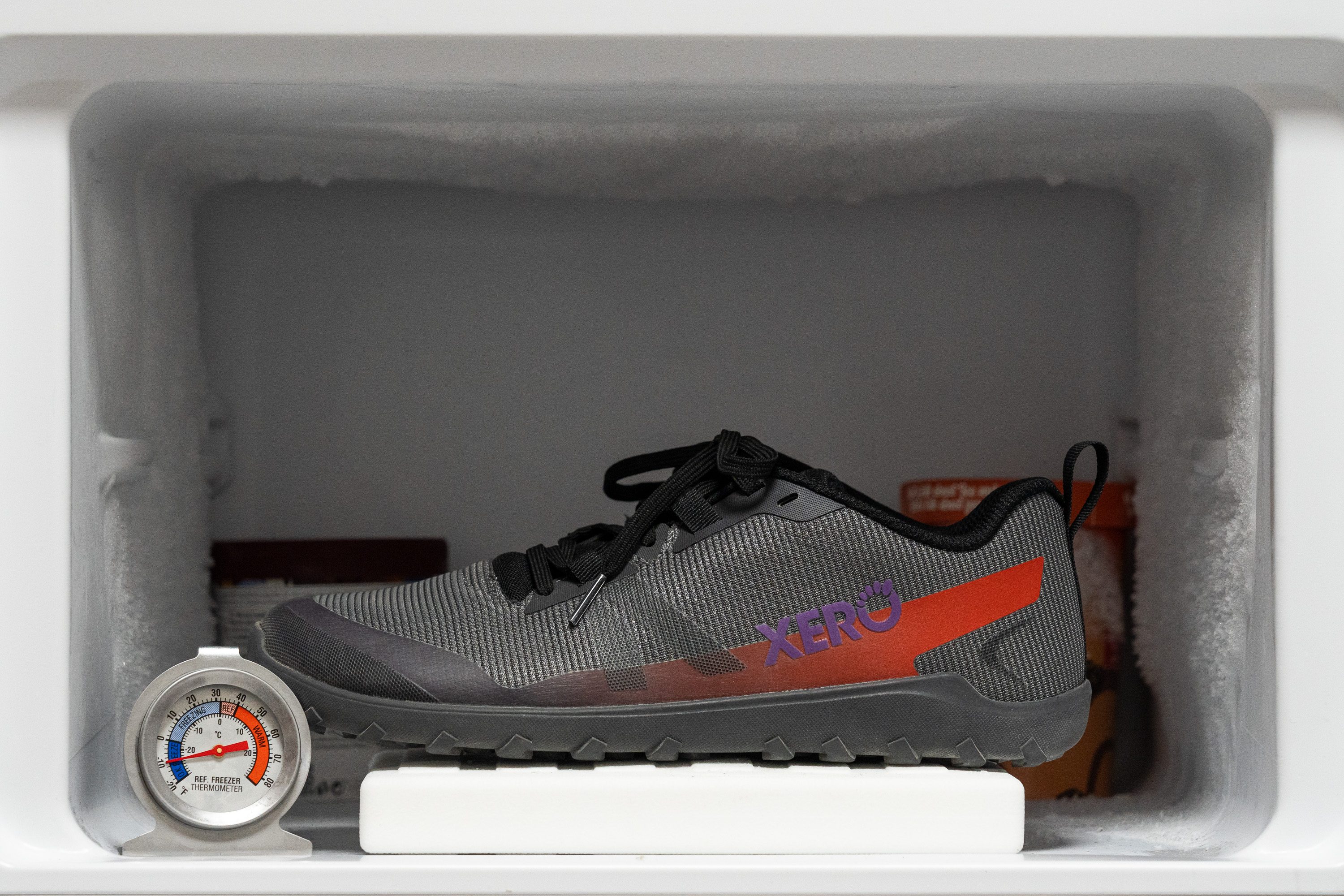 Xero Shoes Mesa Summit Midsole softness in cold (%)