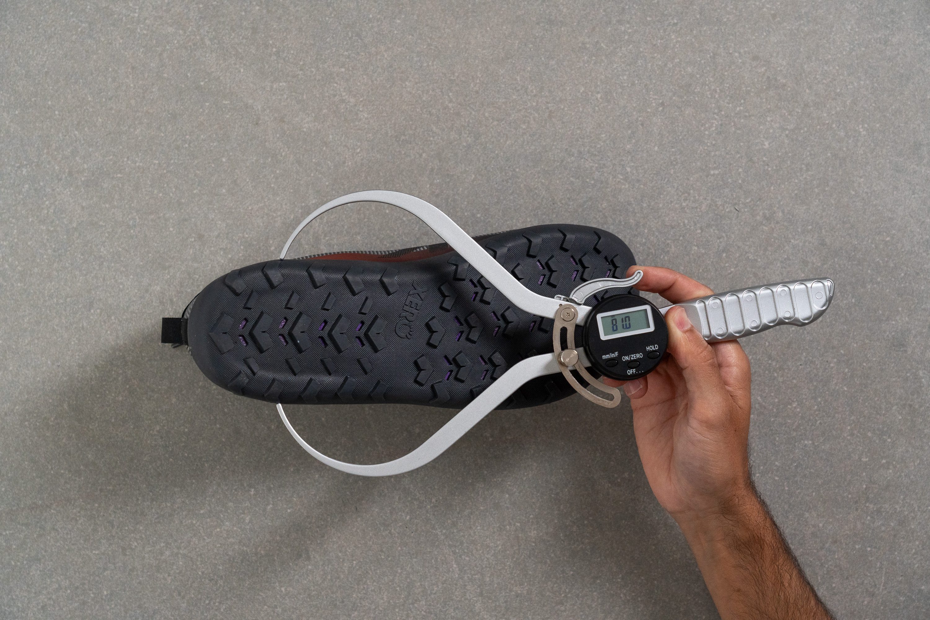 Xero Shoes Mesa Summit Midsole width - heel