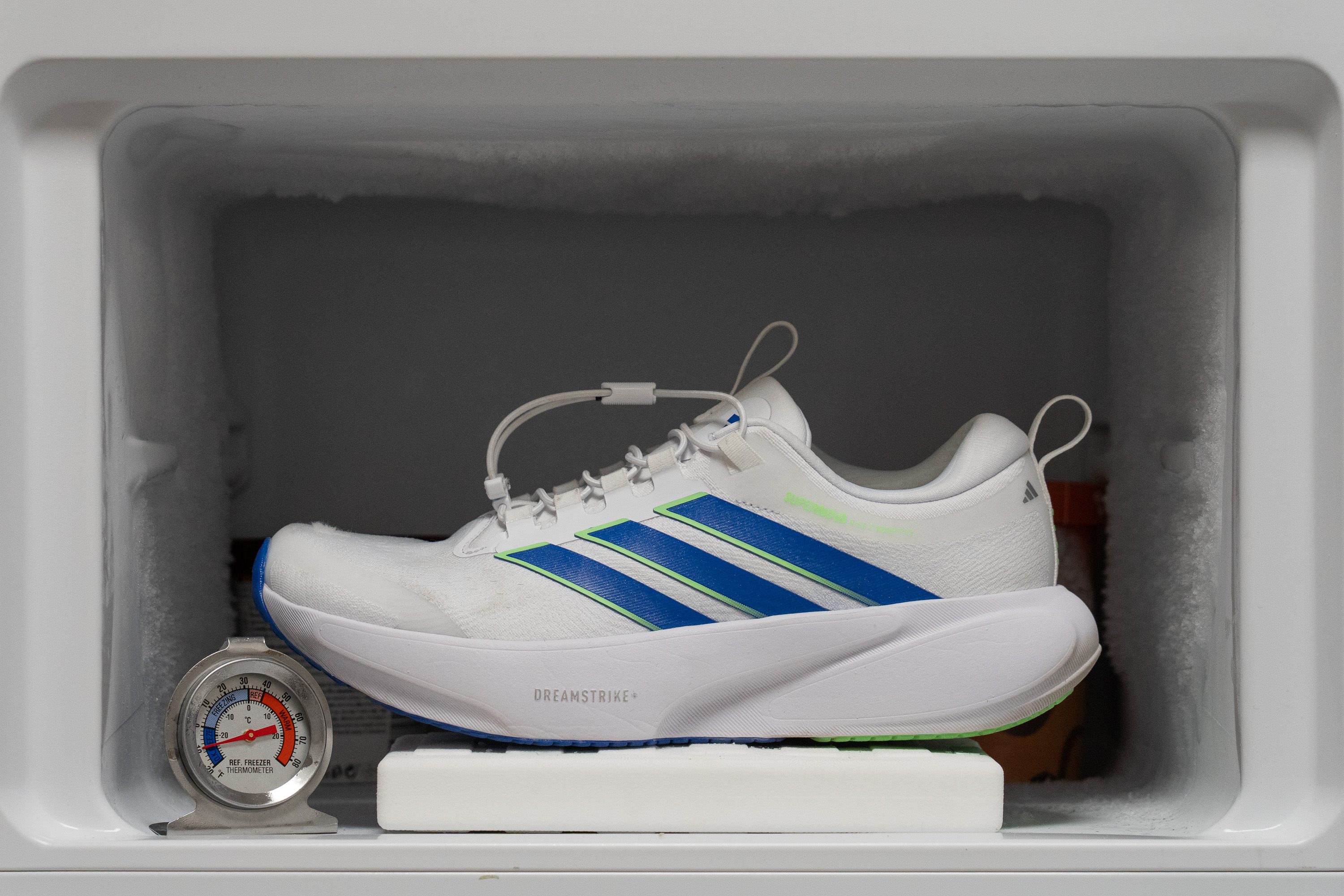 adidas Supernova Rise 3 Adaptive Midsole softness in cold (%)