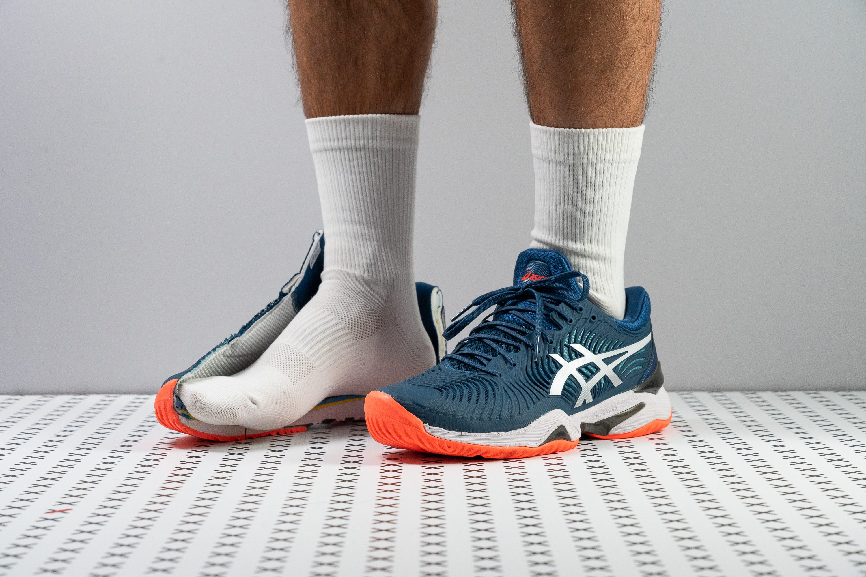 Asics djokovic outlet bleu