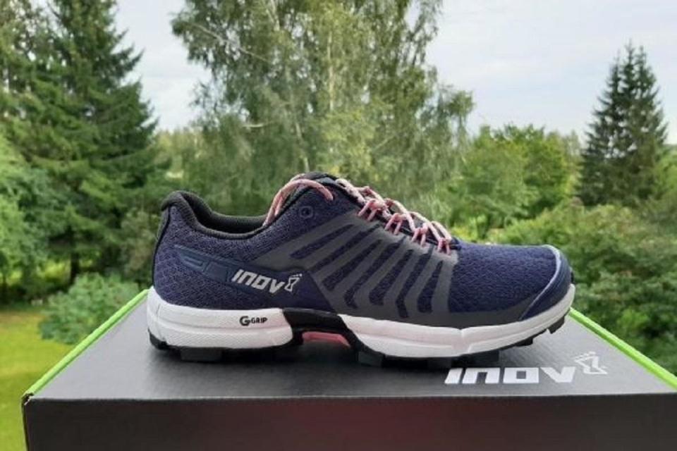 Inov8 Roclite 290 Mens Blue White Trail Running Road Shoes Trainers 