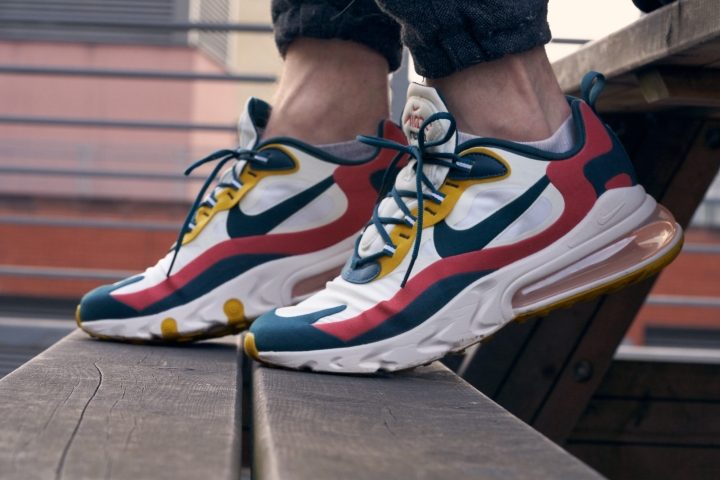 Cut in half Nike Air Max 270 React Review RunRepeat