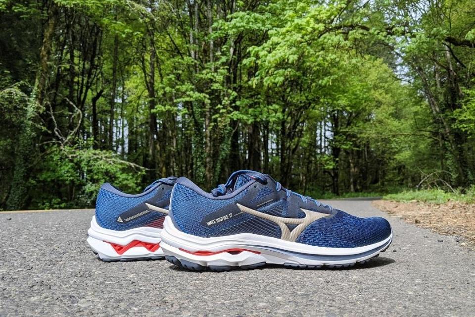 Mizuno Wave Inspire 17 Mens Running Shoes Navy 