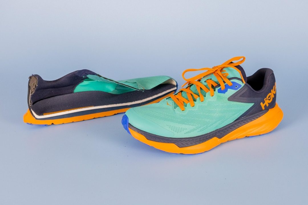 Cut in half Hoka Zinal Review RunRepeat