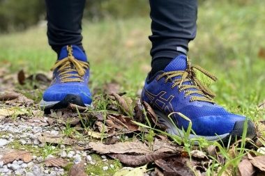 Men's Trail Scout, Metropolis/Shocking Orange, Trail Running Shoes