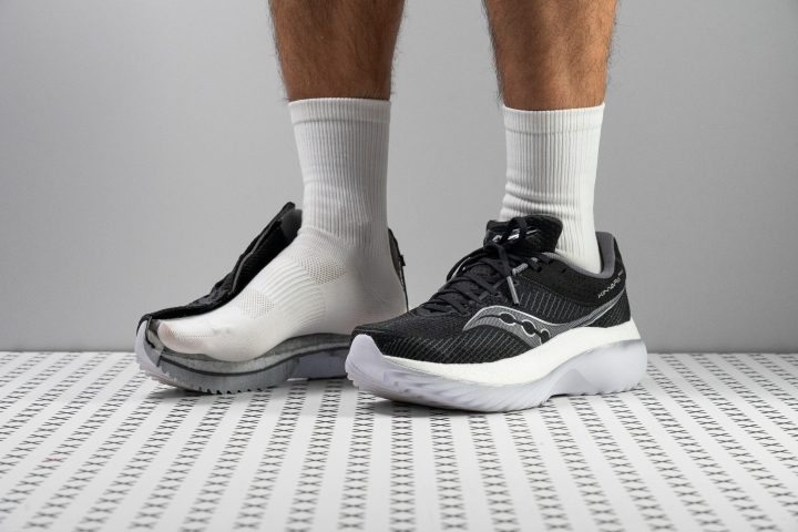 Cut in half: Saucony Kinvara Pro Review (2025) | RunRepeat