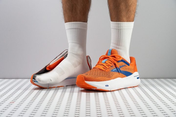 zapatillas de running Rubber Brooks ritmo bajo talla 35.5 moradas