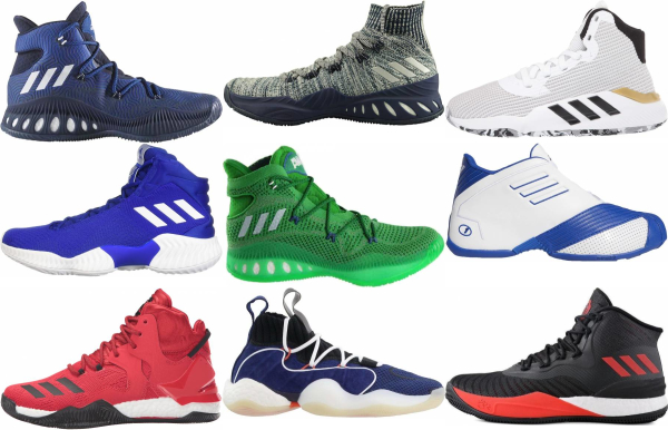 adidas high cut basketball shoes